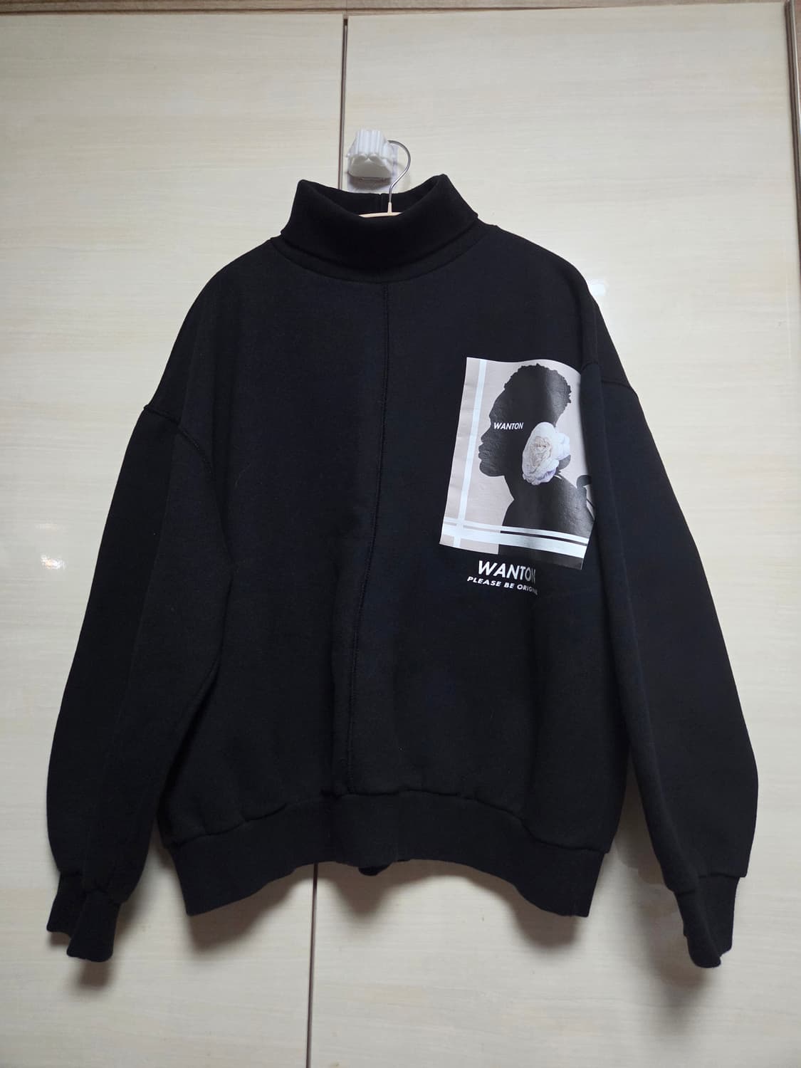 도쿄 빈티지 워머 목 폴라티 블랙 상품이미지1
