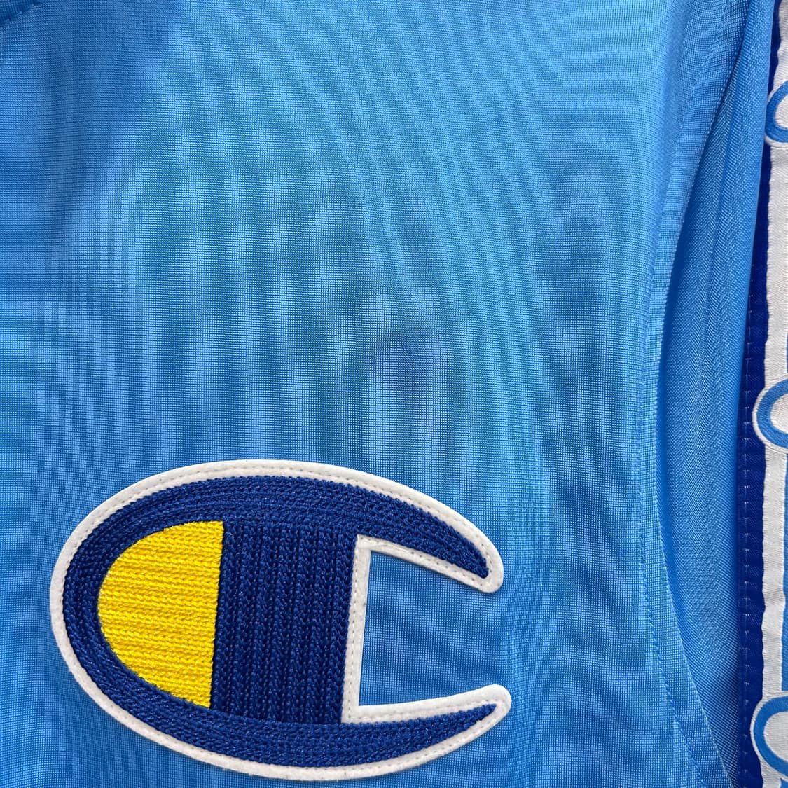 챔피온 올드스쿨 빅로고 글로시 트랙라인 저지 상품이미지5