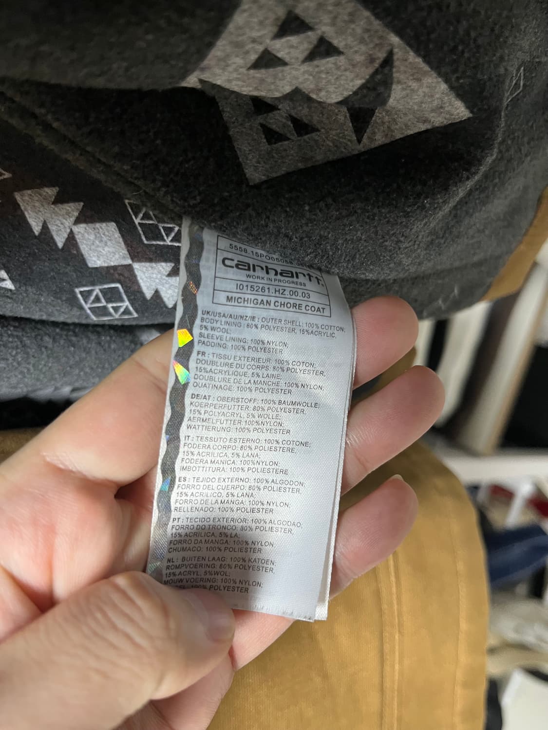 칼하트 미시건 초어 자켓 L 상품이미지4
