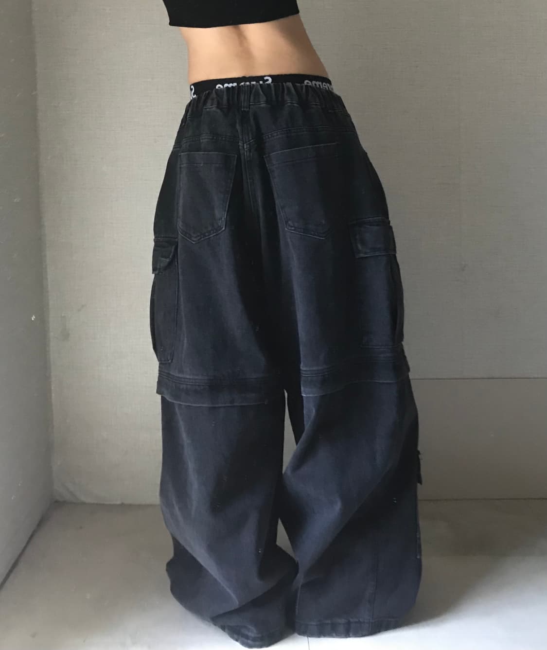 멀티포켓 와이드핏 카고팬츠 상품이미지4