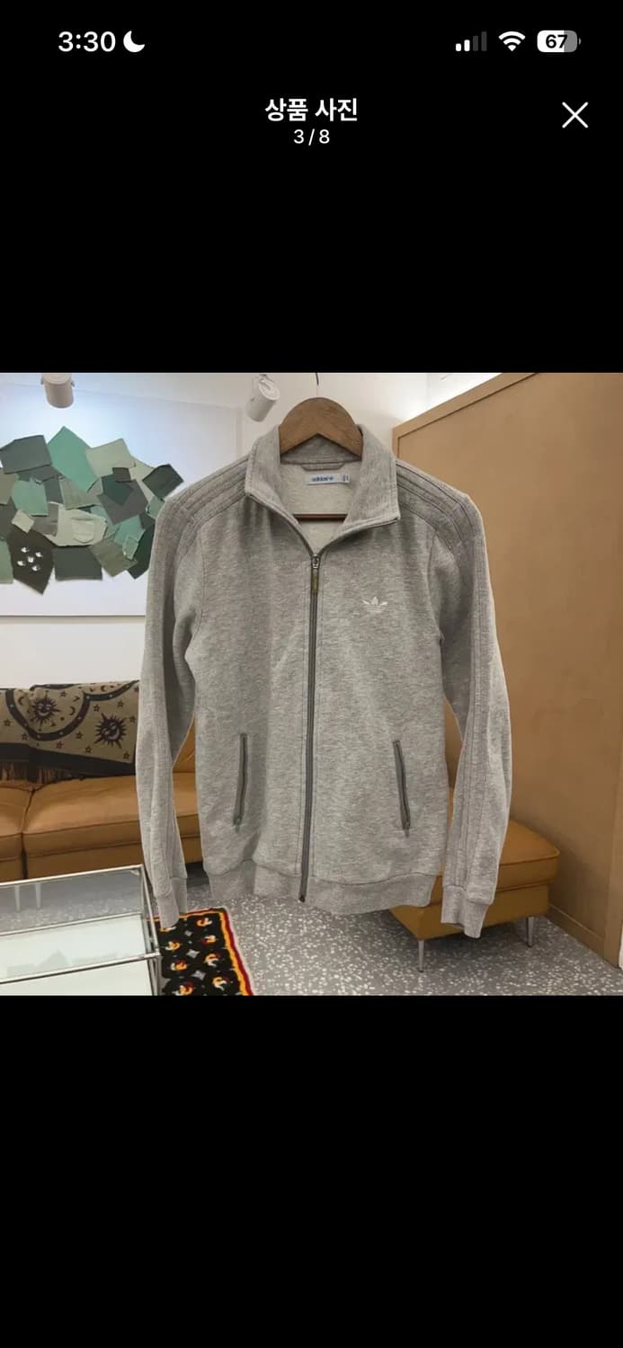 아디다스 그레이 집업 상품이미지2
