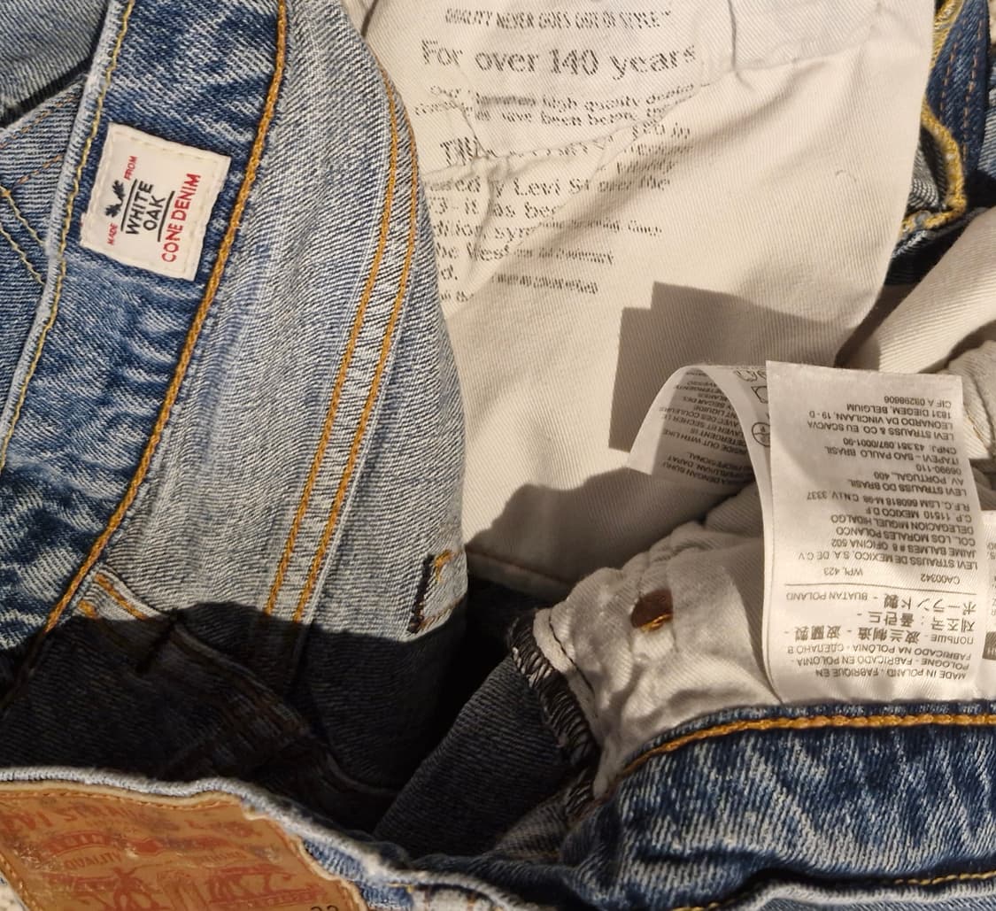 리바이스 511 화이트 오크 콘 데님 32 상품이미지7