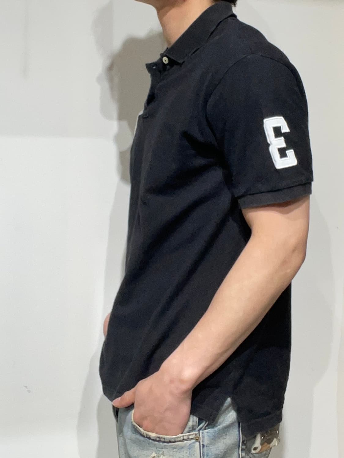 폴로랄프로렌 빅포니 블랙 pk티셔츠 상품이미지2