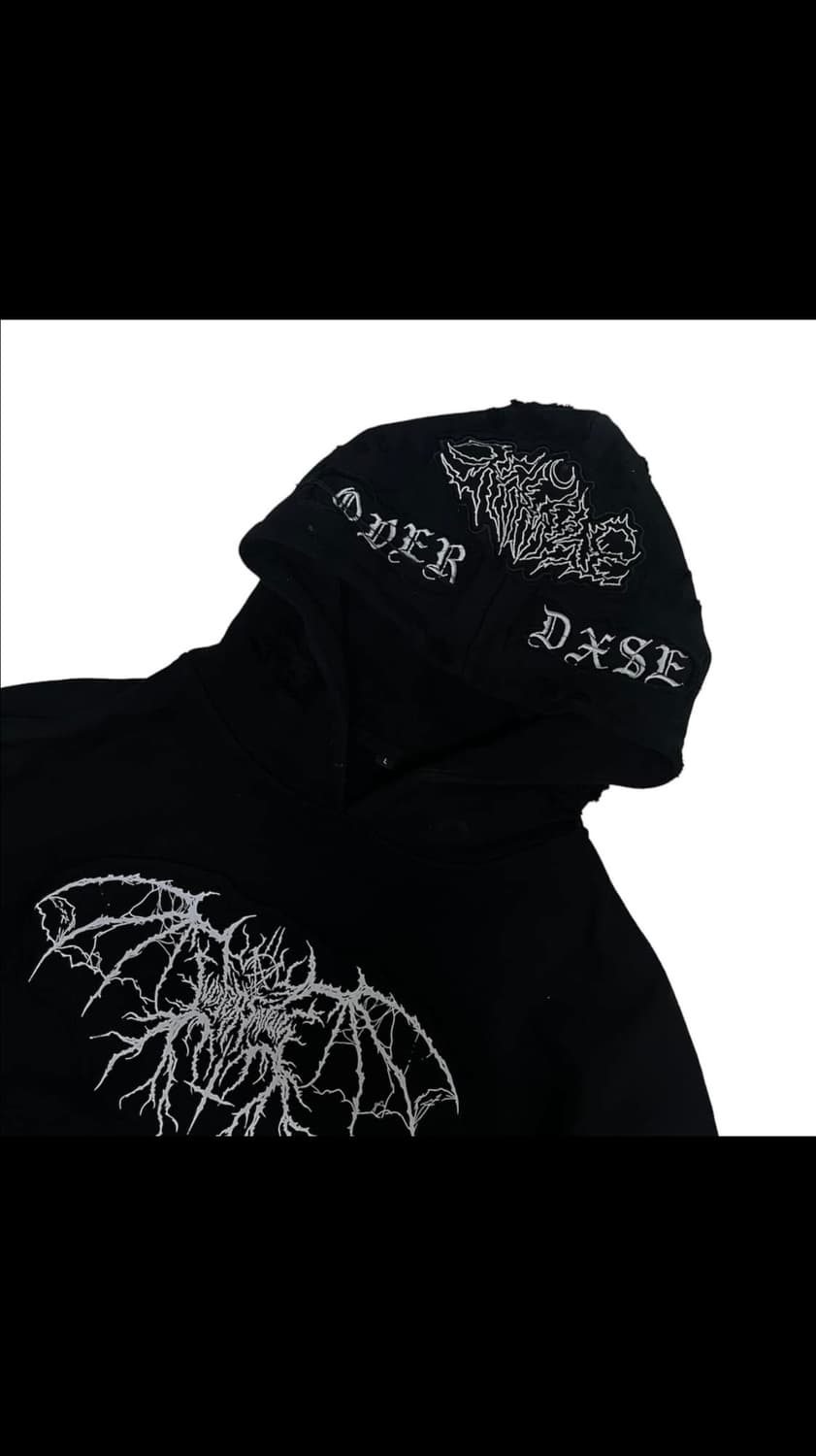  에모스탠스클럽 느낌 스터드 펑크 후드  언더마이카 상품이미지3