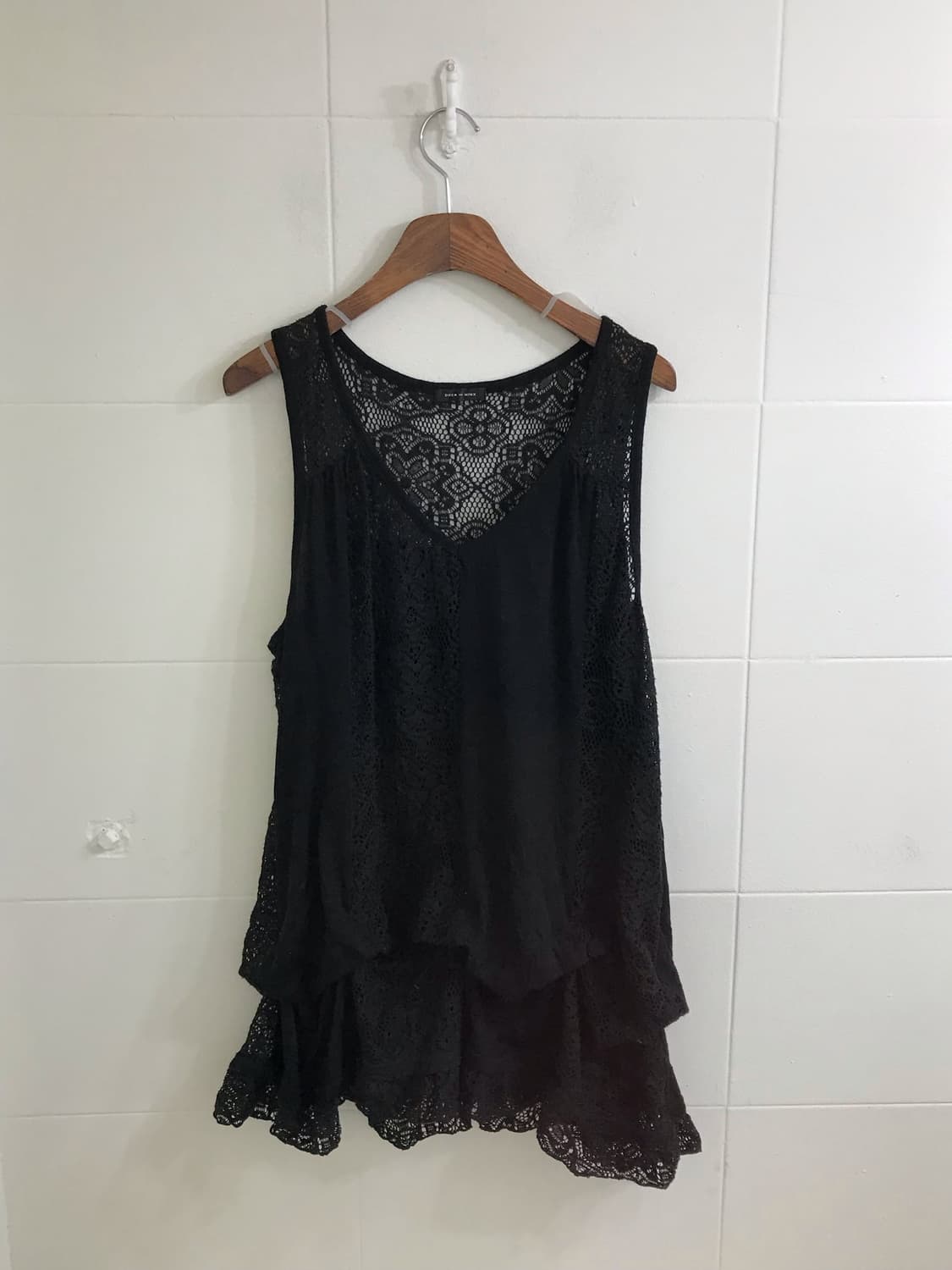 무채색 별 도트 크로셰 데일리 니혼진 코디세트 상품이미지5