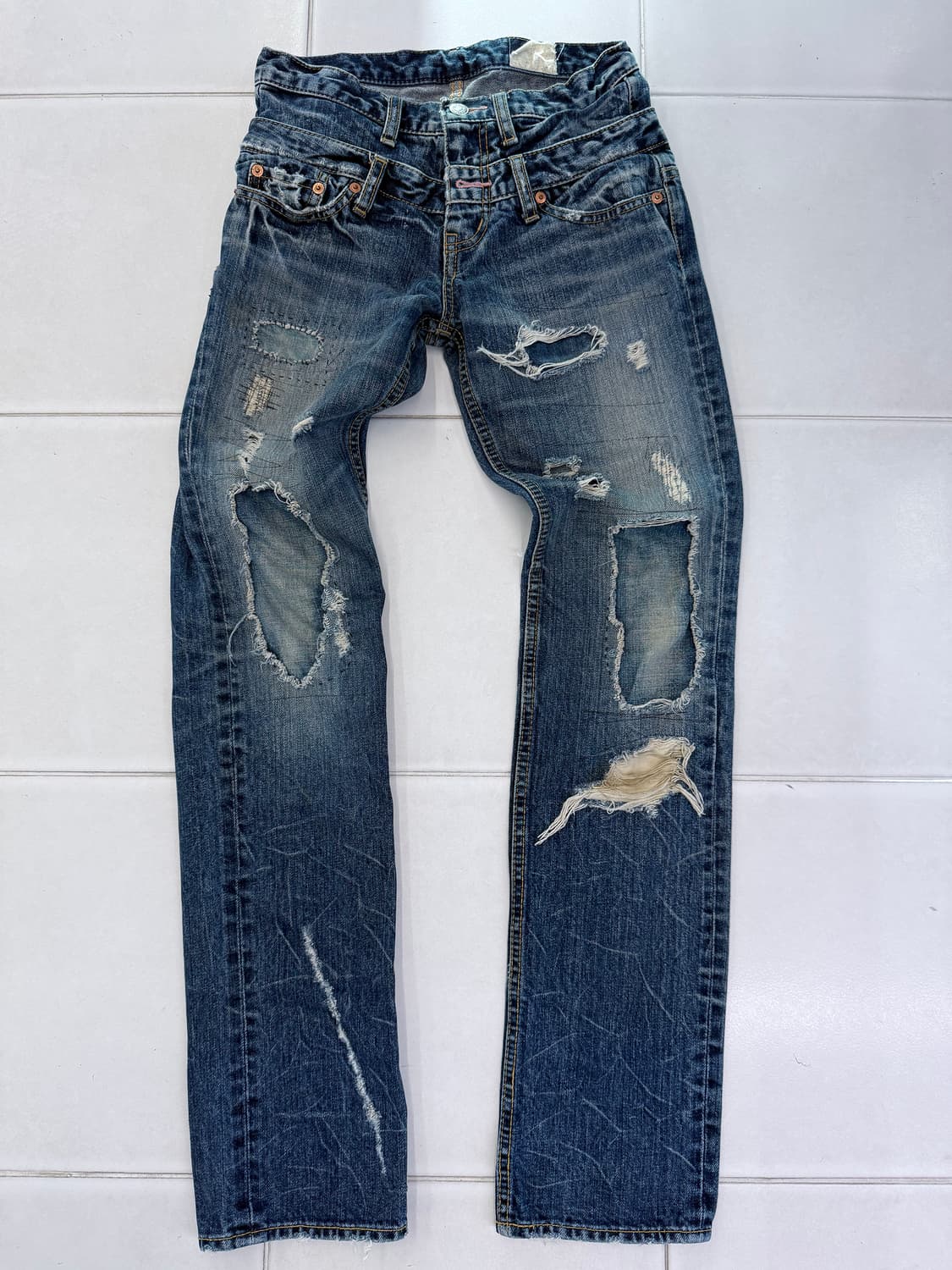 double waist jeans 상품이미지1