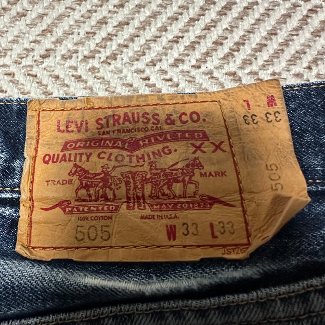 LEVI'S 505 00's usa made vintage jeans 상품이미지3