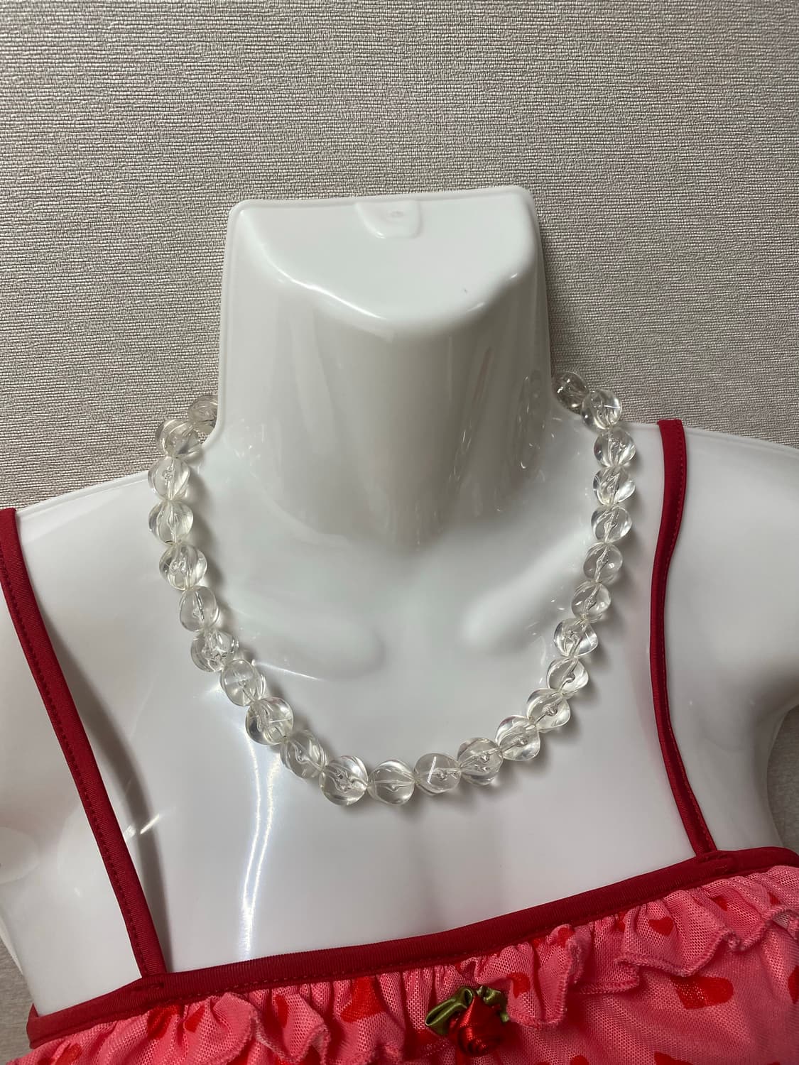 Y2k 아크릴 비즈 목걸이 일본 빈티지 상품이미지3