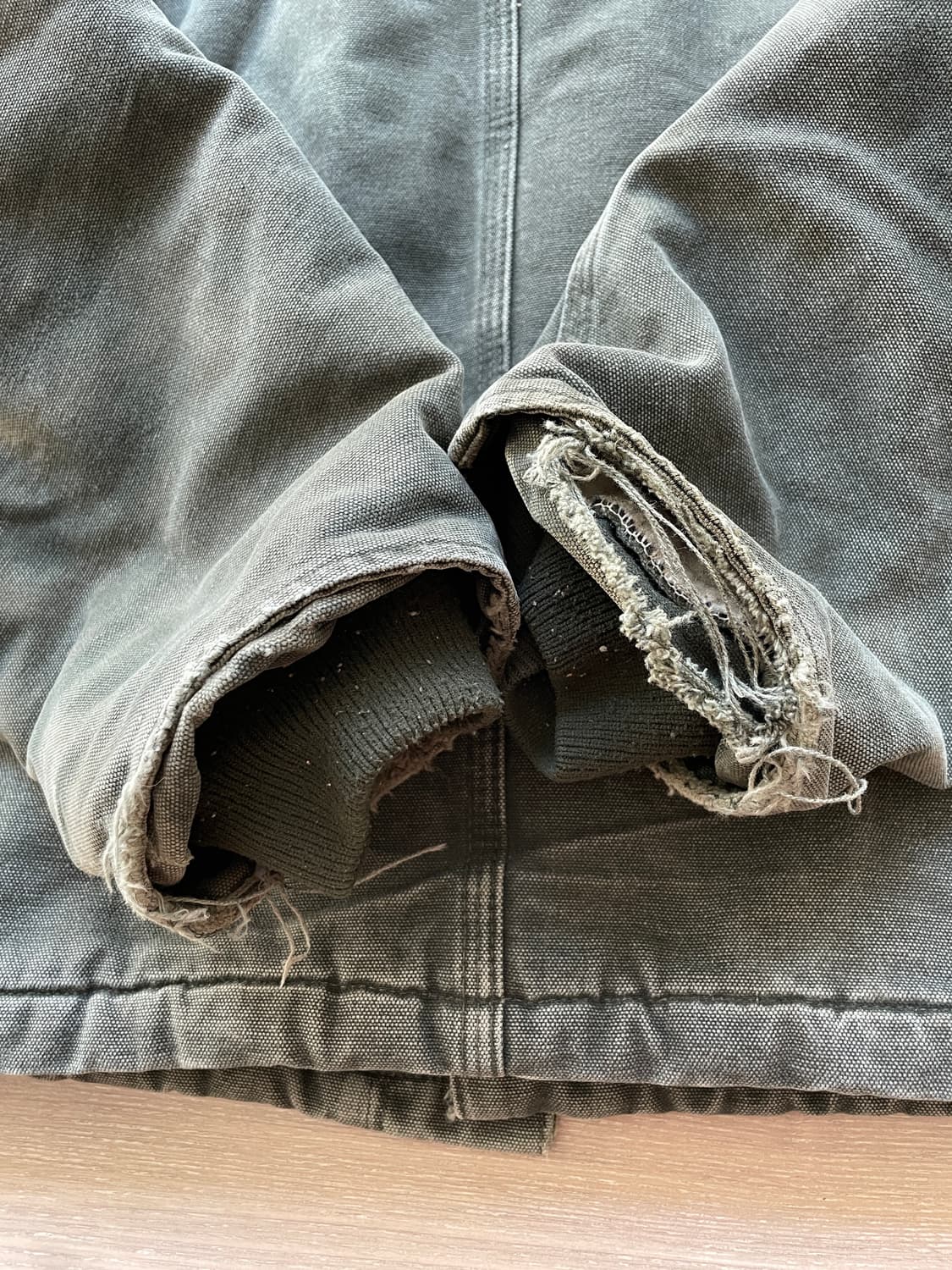 칼하트 J22 mos 모스 그린 디트로이트 아크틱 자켓 빈티지 상품이미지8