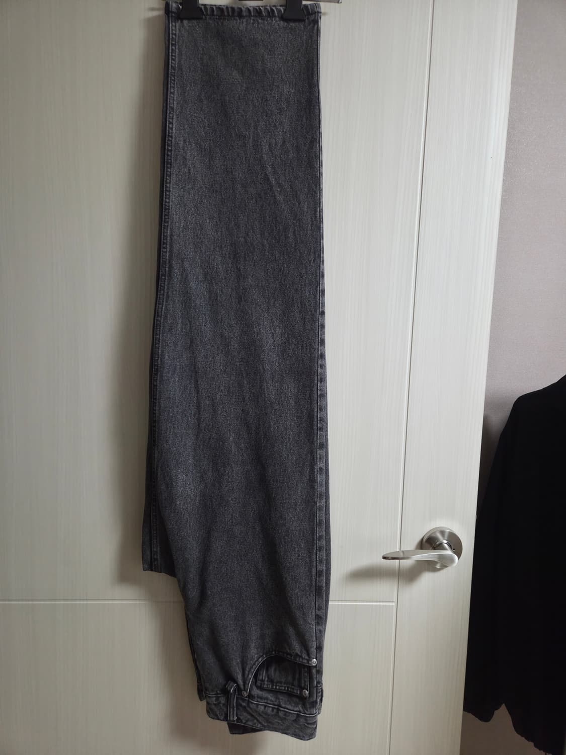 [28] 에어 조던 치노 데님 팬츠 블랙 상품이미지3