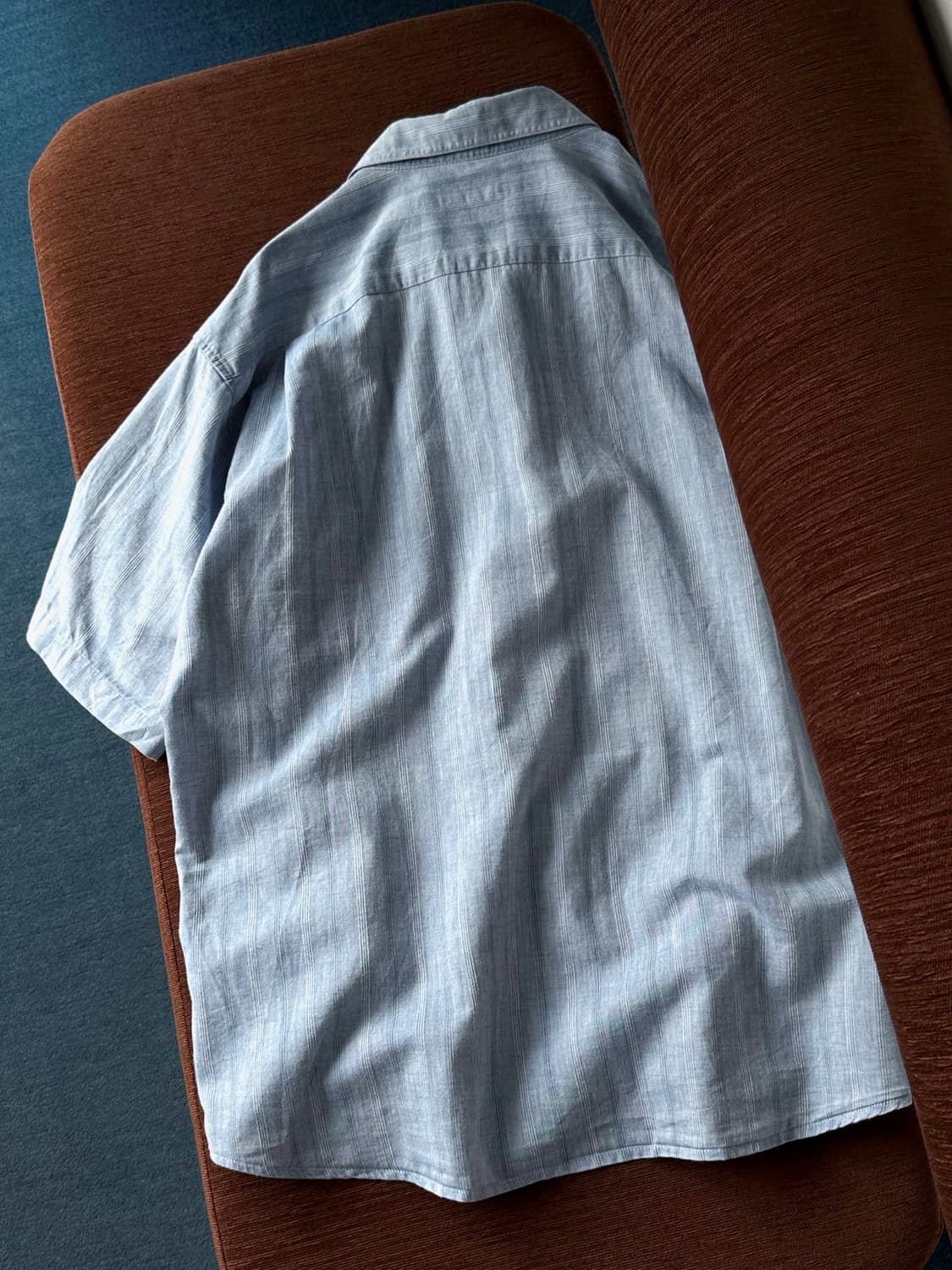 Design jacquard fabric point H/S shirt 상품이미지5