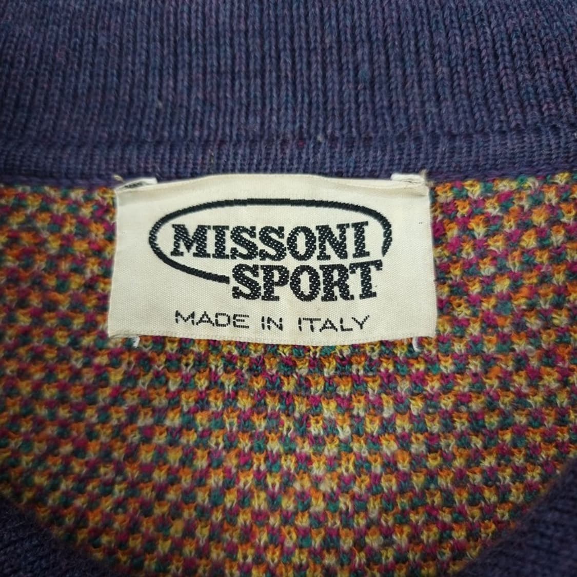 [미쏘니] 빈티지 에스닉 패턴 루즈핏 카라 니트 P01515 상품이미지6