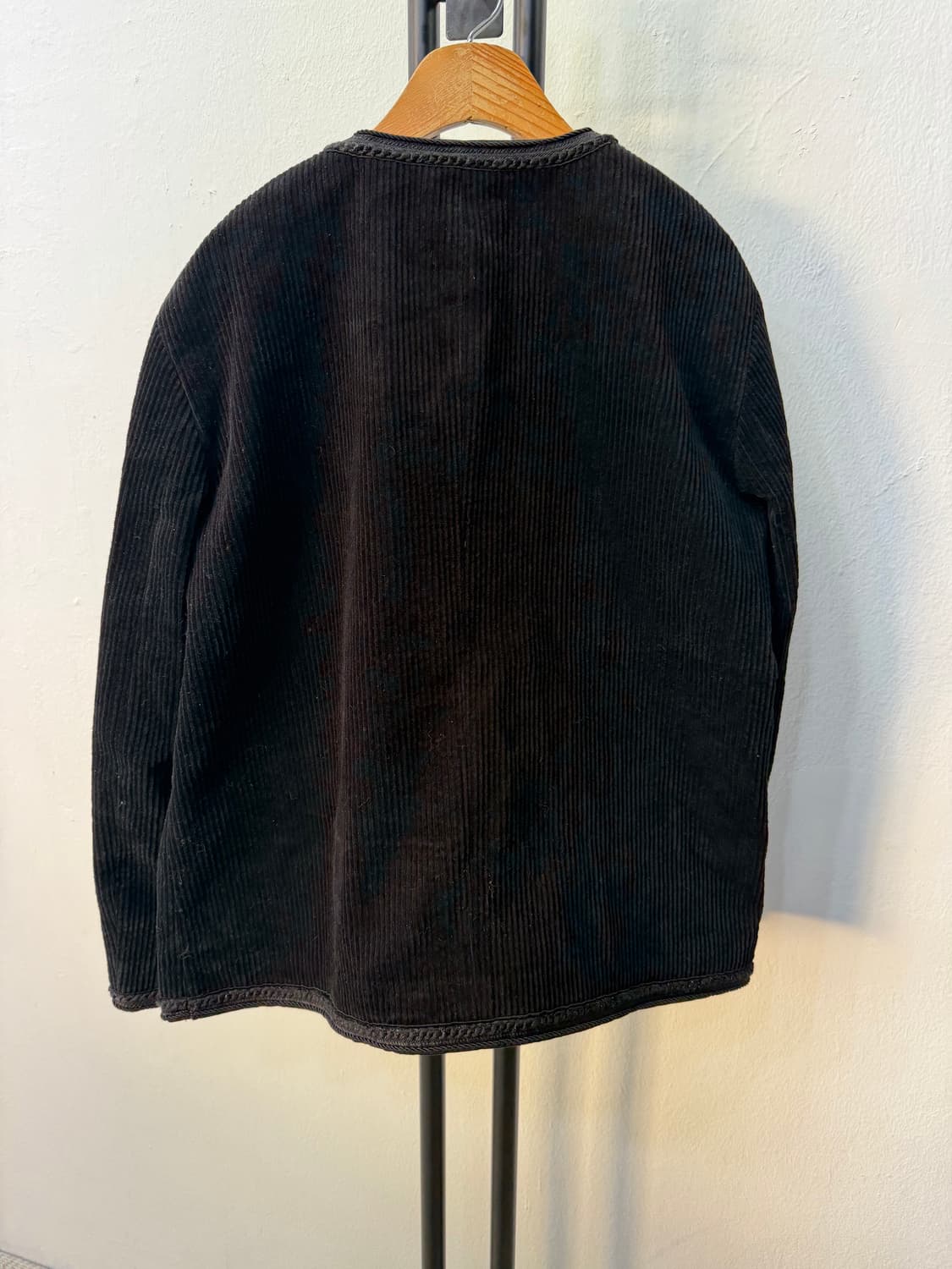 정품) 시스템 한섬 여성 블랙 코듀로이 자켓 82 상품이미지5