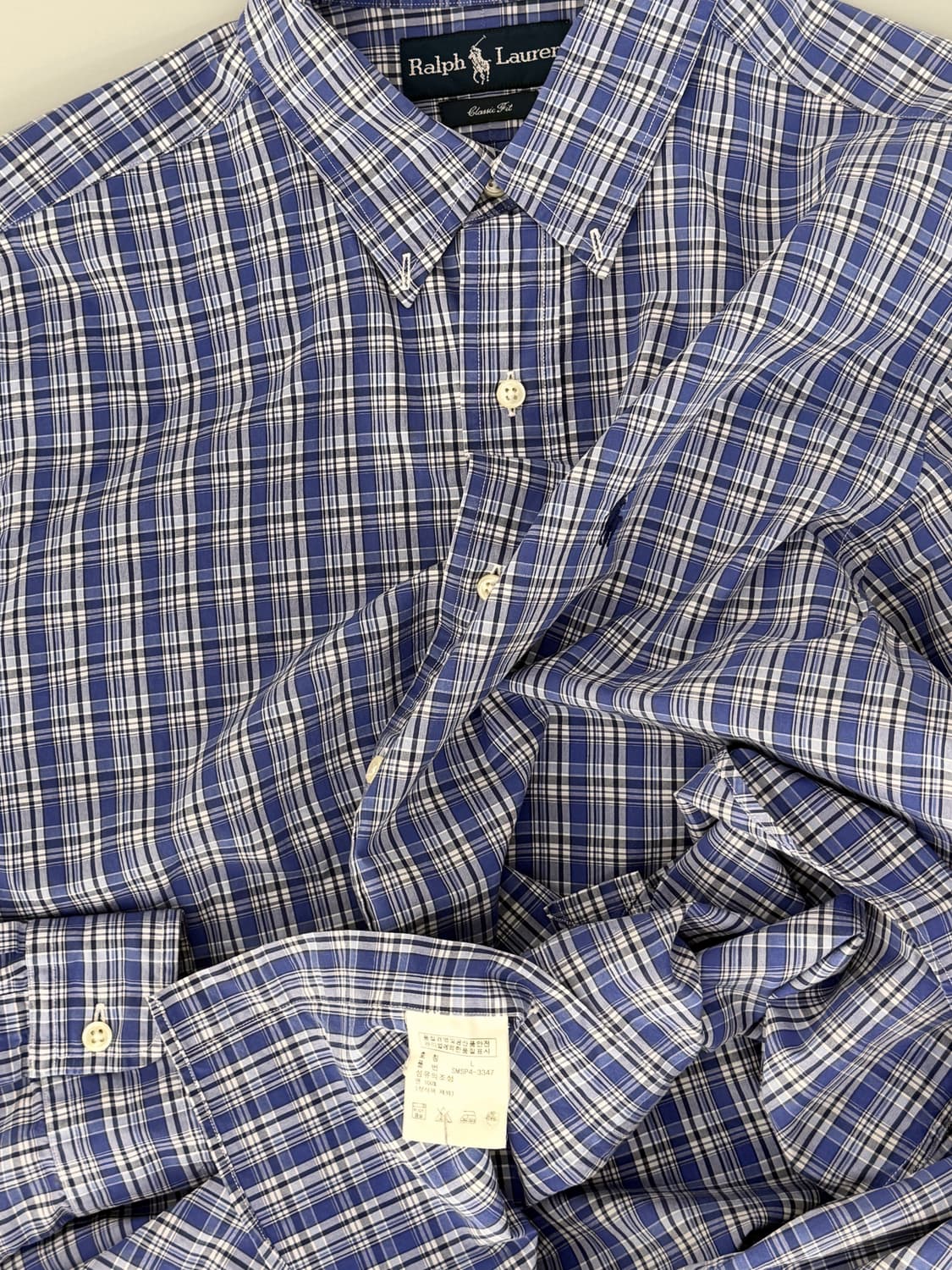 폴로 랄프로렌 루즈핏 체크패턴 코튼 셔츠 상품이미지2