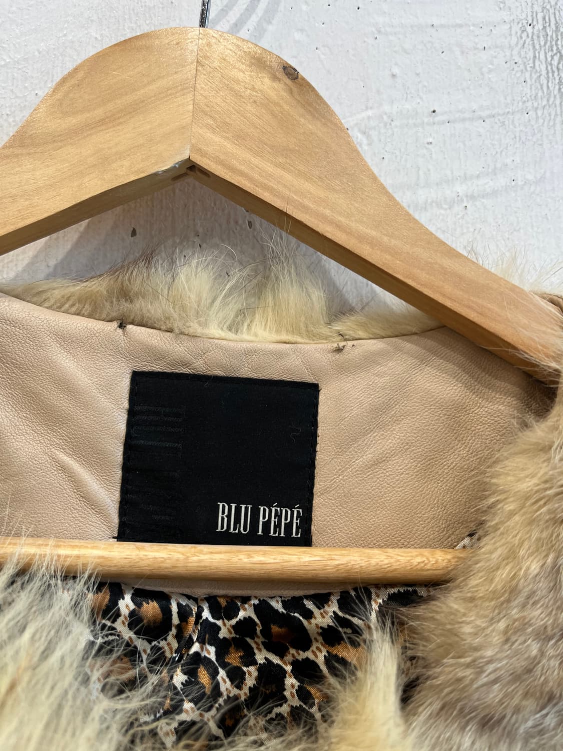 BLU PEPE 양가죽 폭스퍼 베스트 상품이미지6