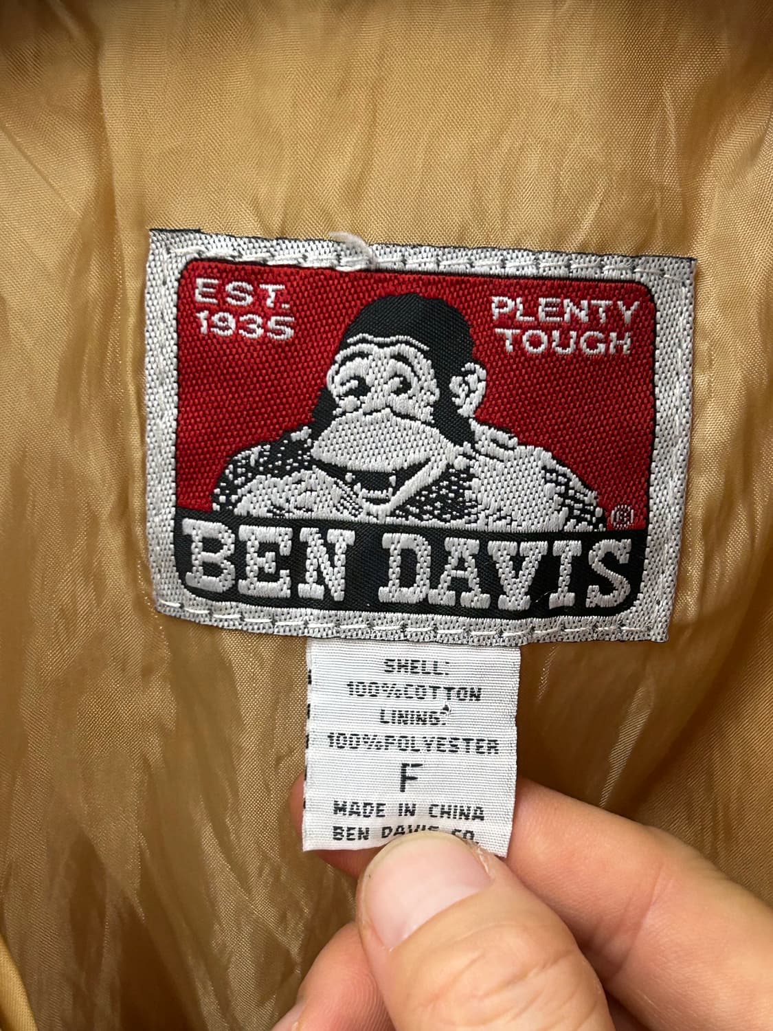 벤 데이비스(BEN DAVIS) 워크 자켓 베이지 상품이미지5