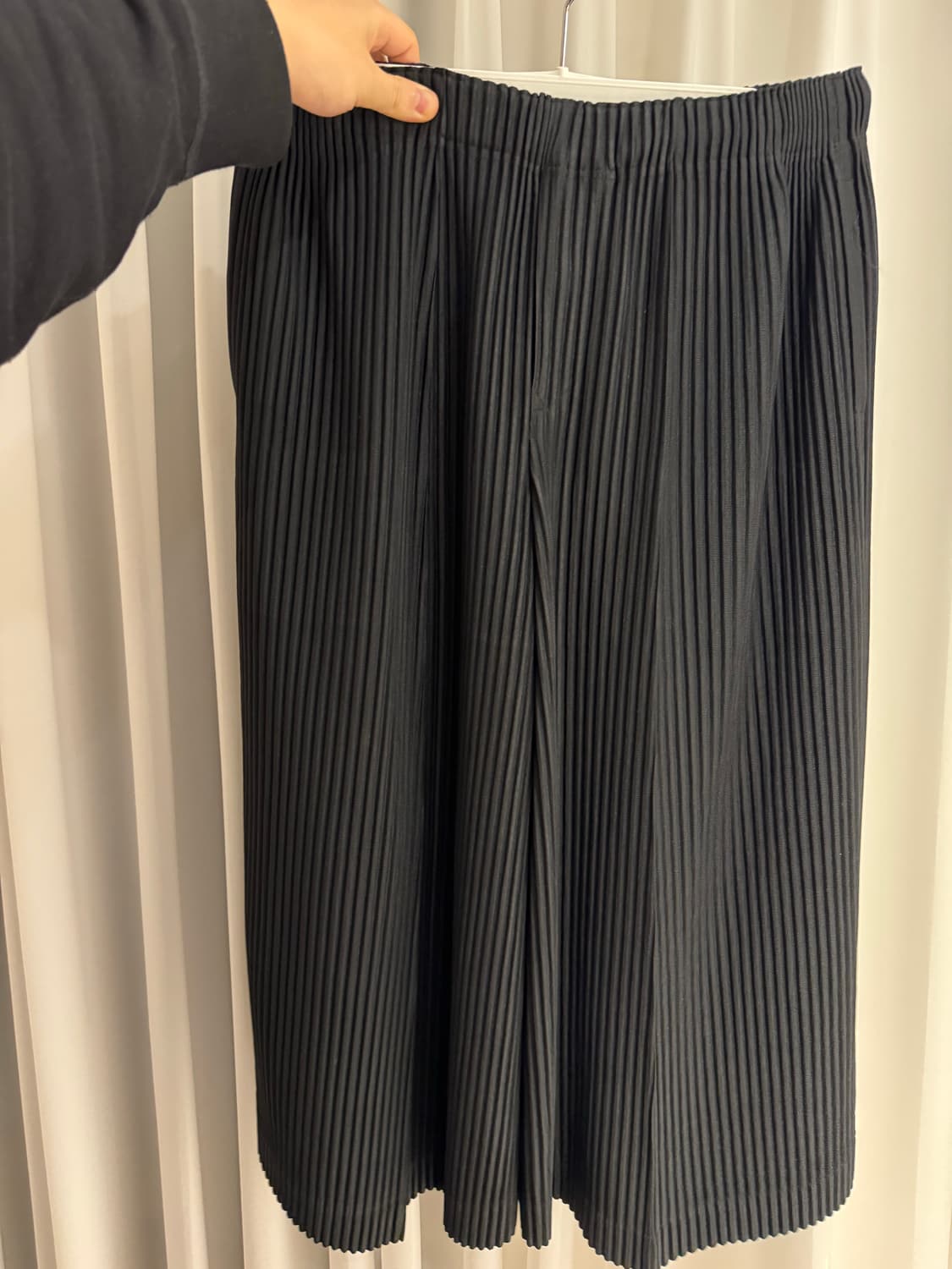 옴므플리세 뒷절개 하카마 3사이즈 상품이미지2