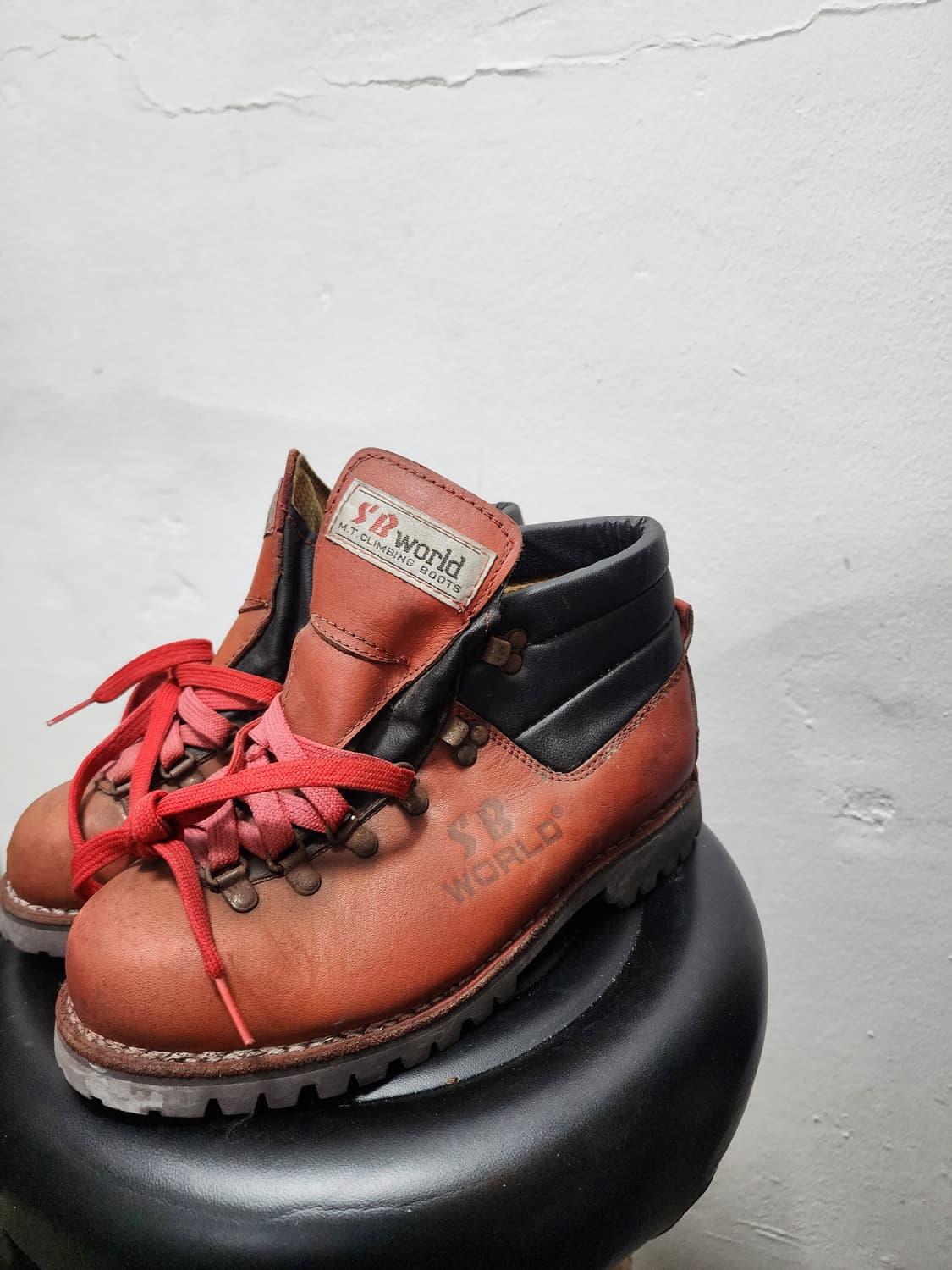 빈티지 SB World 통가죽 등산화 상품이미지1