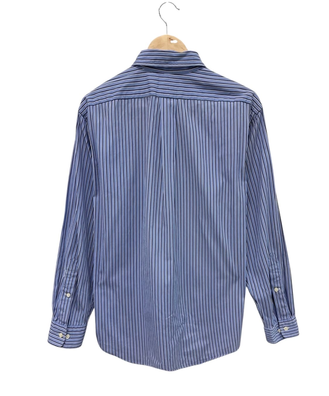 00s 폴로 스트라이프 셔츠 소라색 (2XL)  상품이미지9