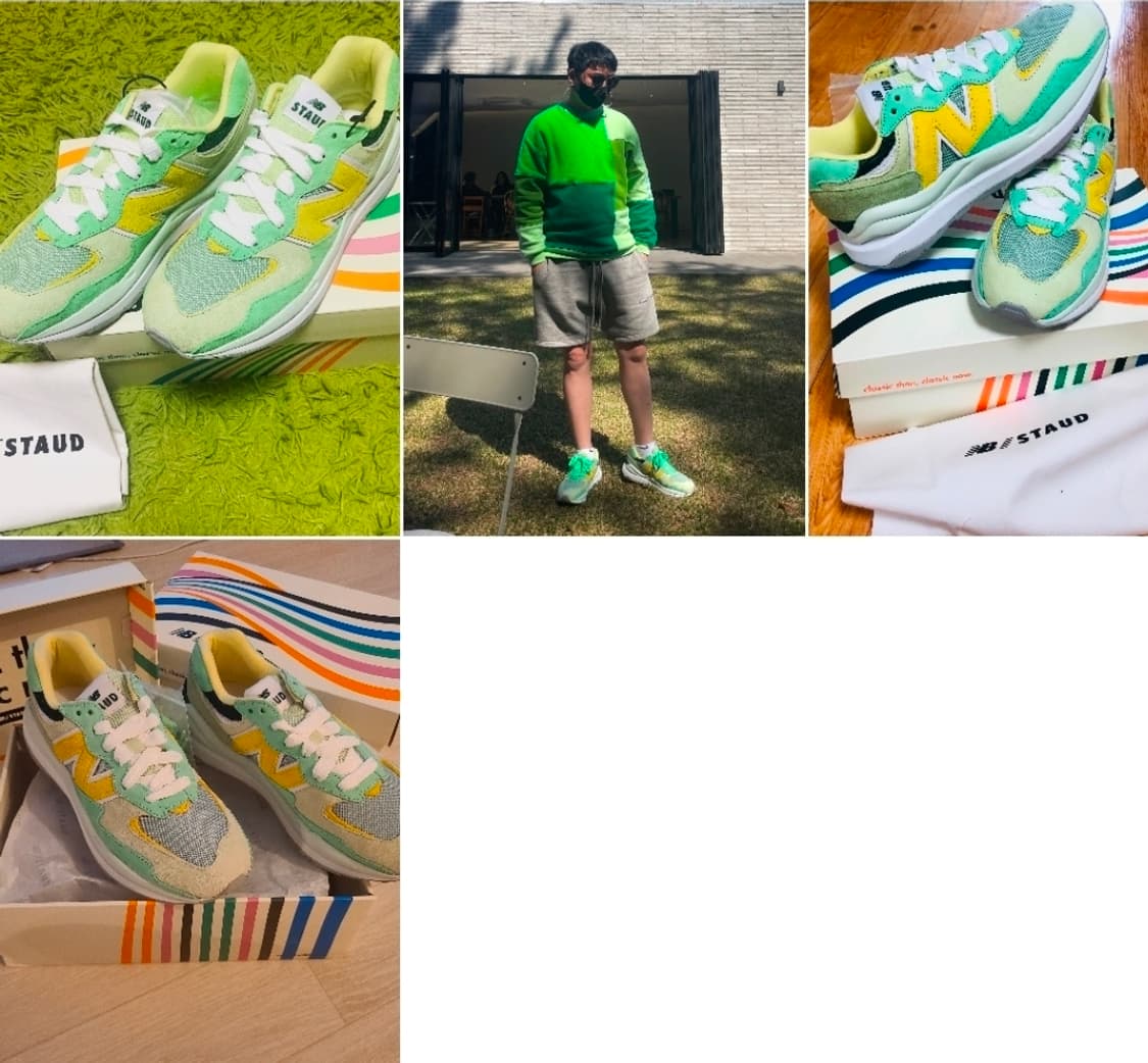 뉴발란스 스타우드 콜라보 245-240 민트 그린 상품이미지1