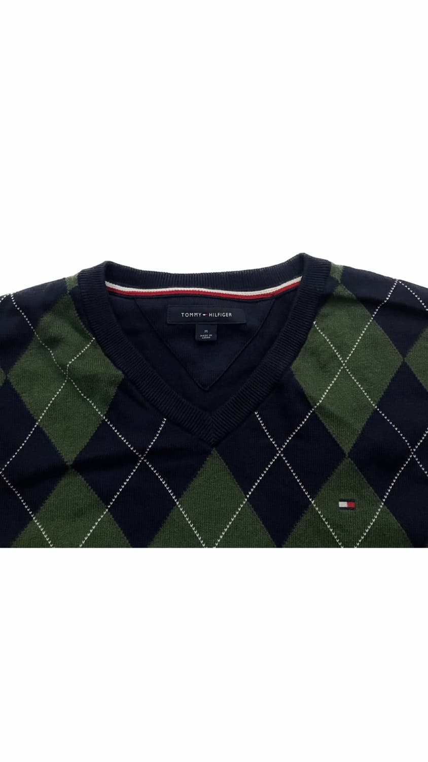 타미힐피거 아가일 니트 상품이미지2
