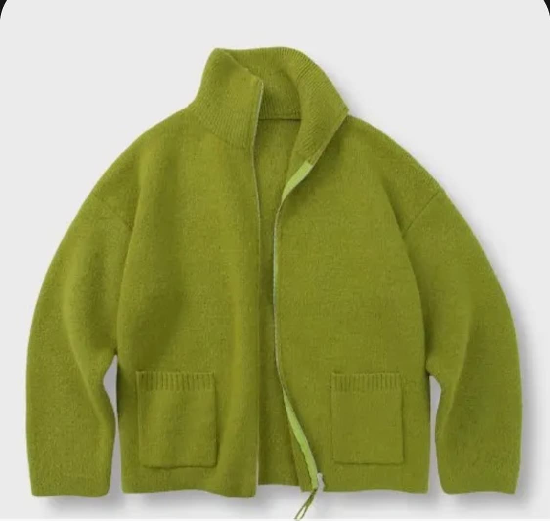 라퍼지스토어 오버핏 니트 집업 가디건 남자105~110 상품이미지1