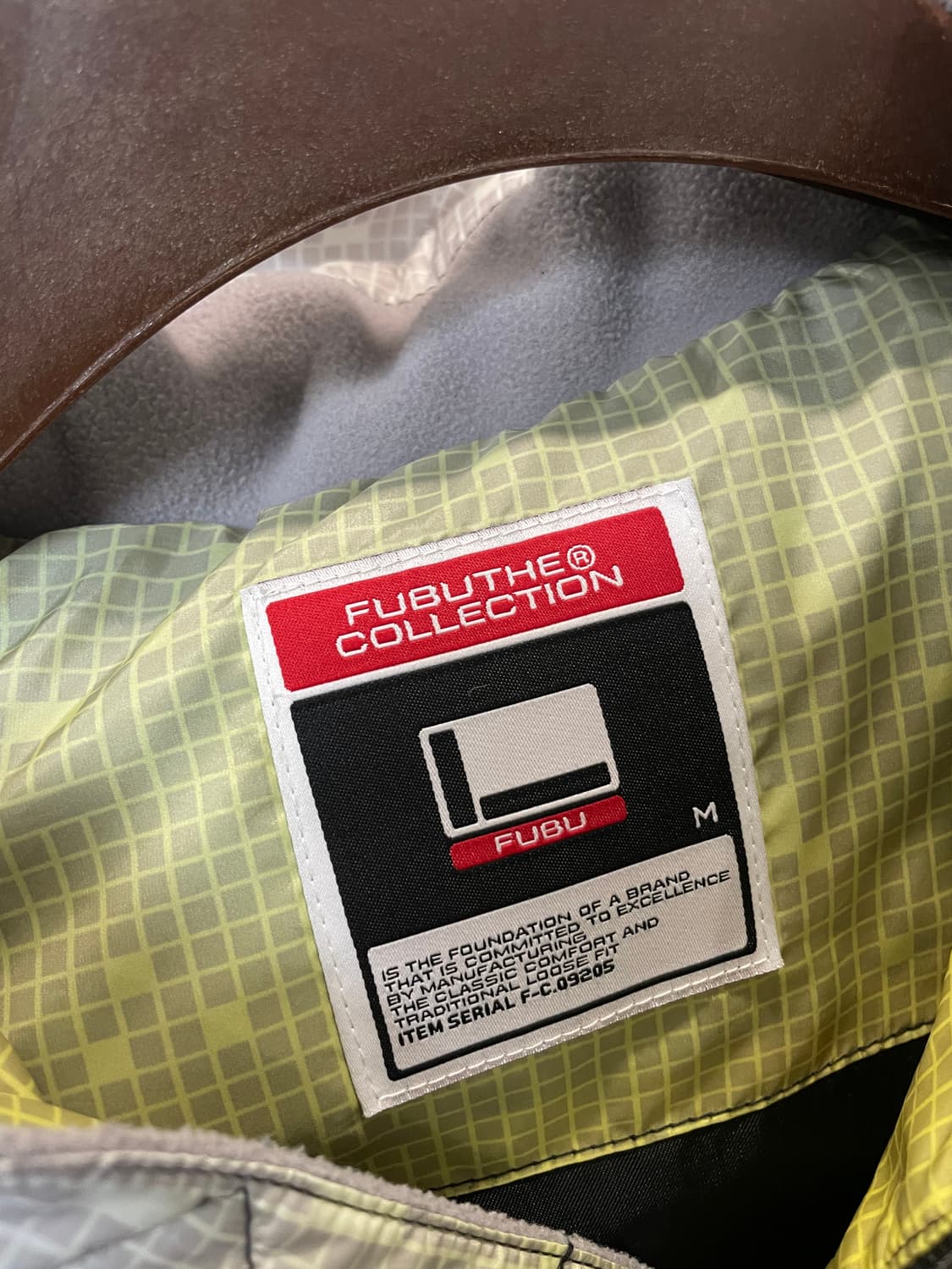 (M) Fubu 후부 그라데이션 후드 패딩 상품이미지4