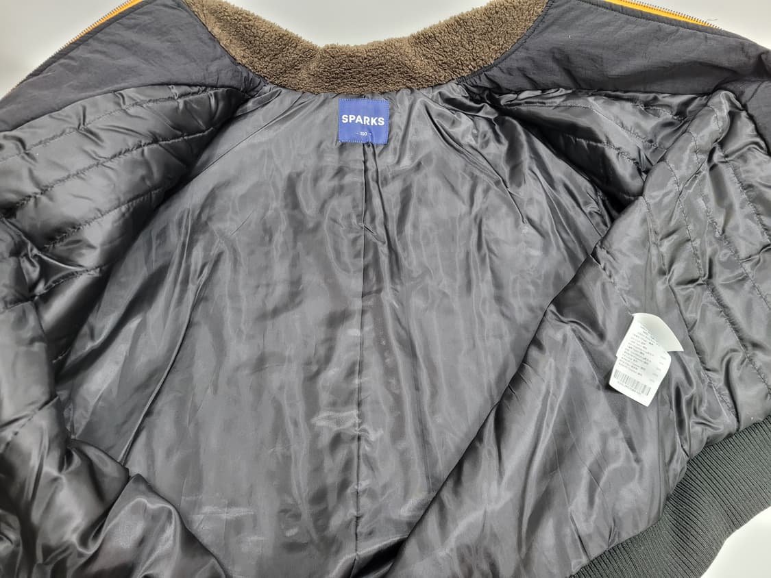 SPAKS 위너브라더스 부클 퍼 경량 패딩 점퍼 / 100 블랙  상품이미지7