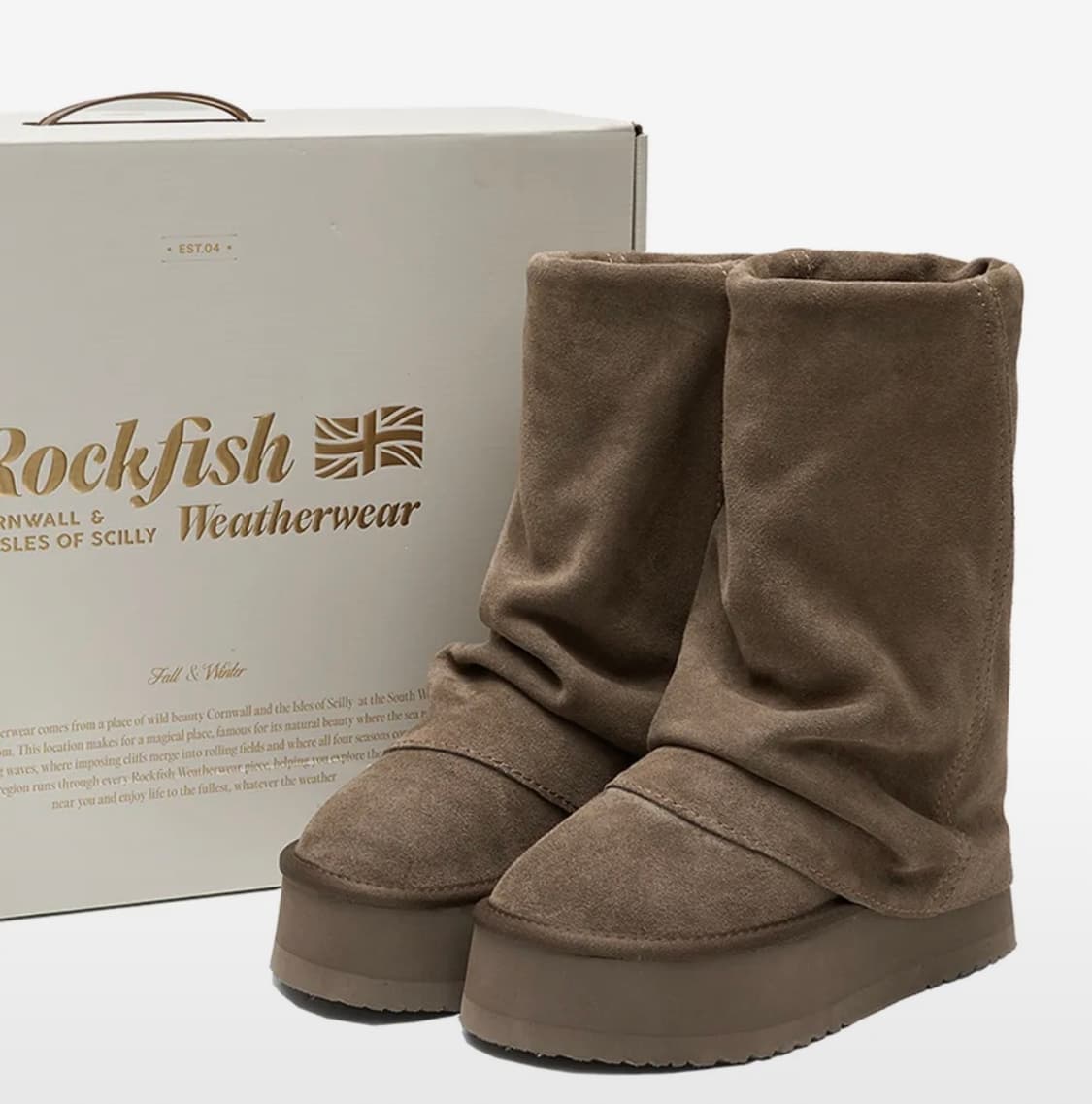 락피쉬웨더웨어 멕시 폴디드 부츠 코코아 상품이미지1