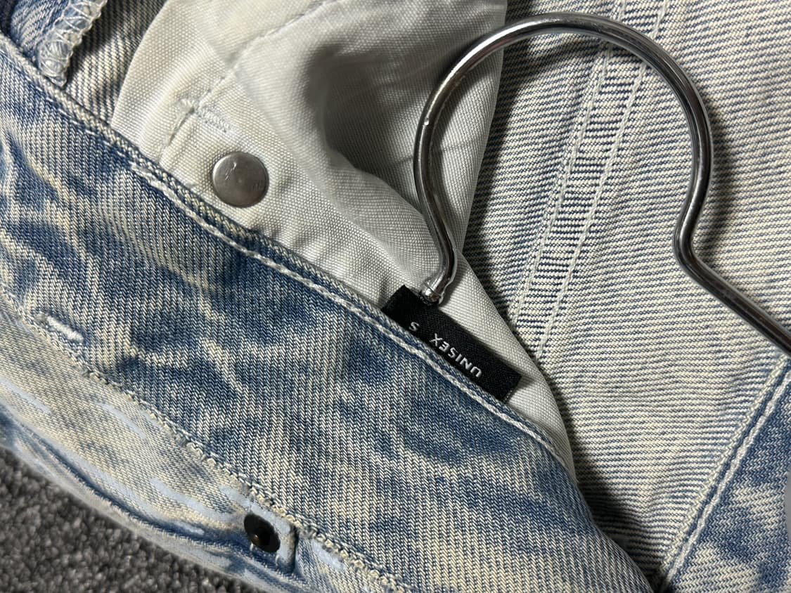 (S) 와이프로젝트 스트라이프 스네일 데님 진 팬츠 상품이미지7