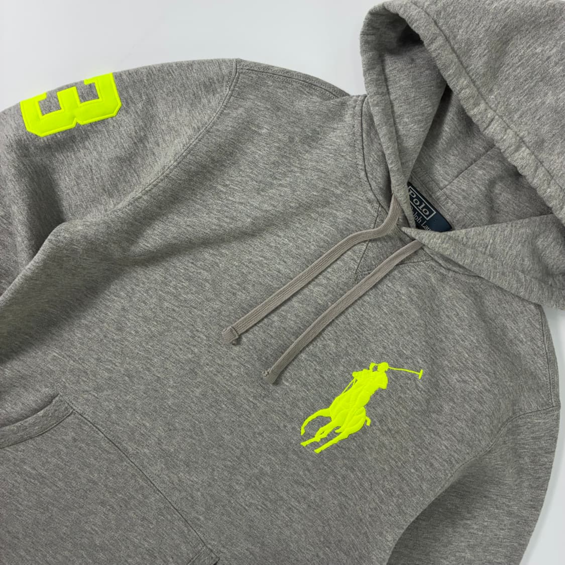 Polo  폴로 랄프로렌 빅포니 그레이 후드티  상품이미지3