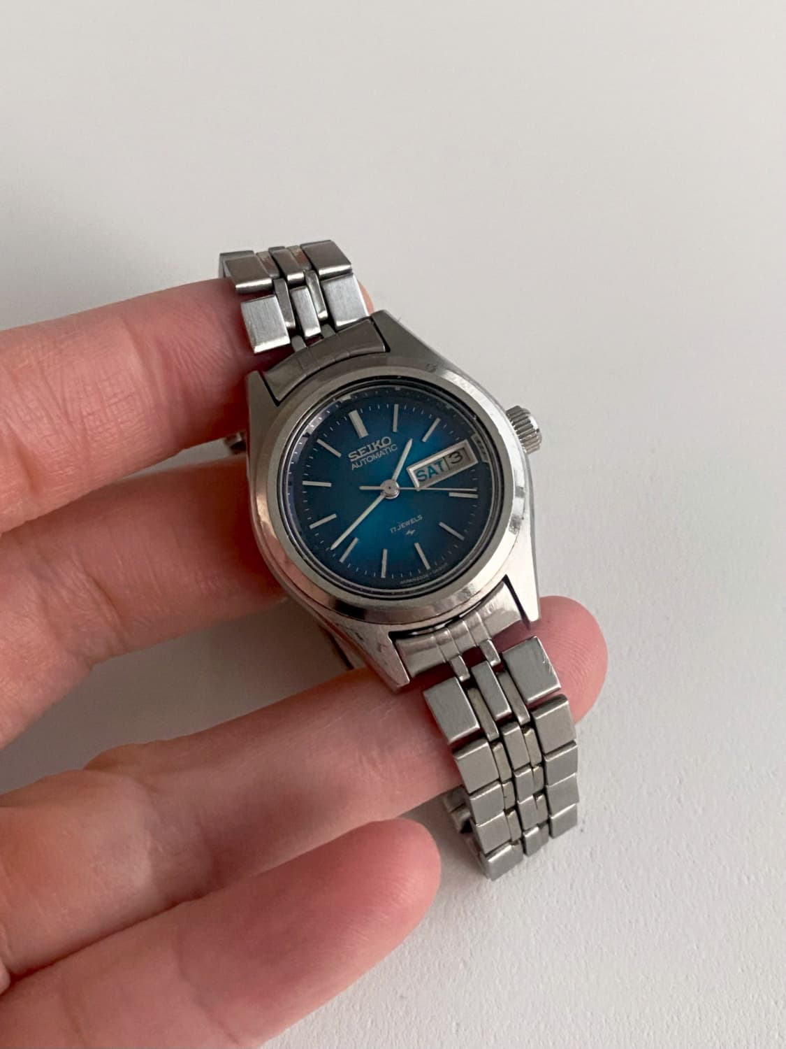 Seiko 세이코 오토매틱 블루 레이디스 상품이미지4