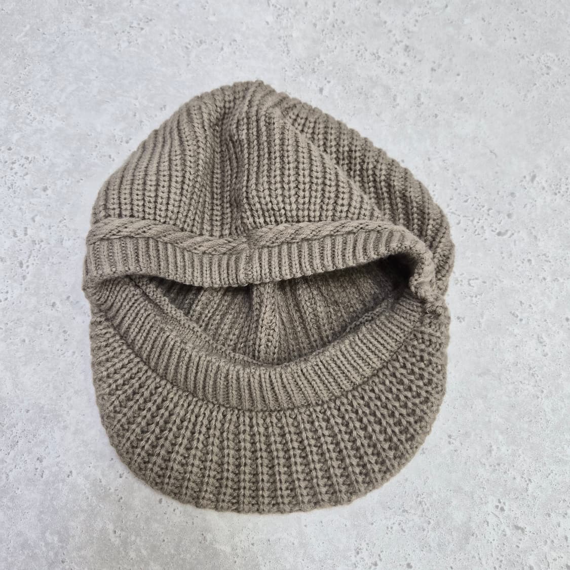 베이지 니트 캡 챙모자 상품이미지5