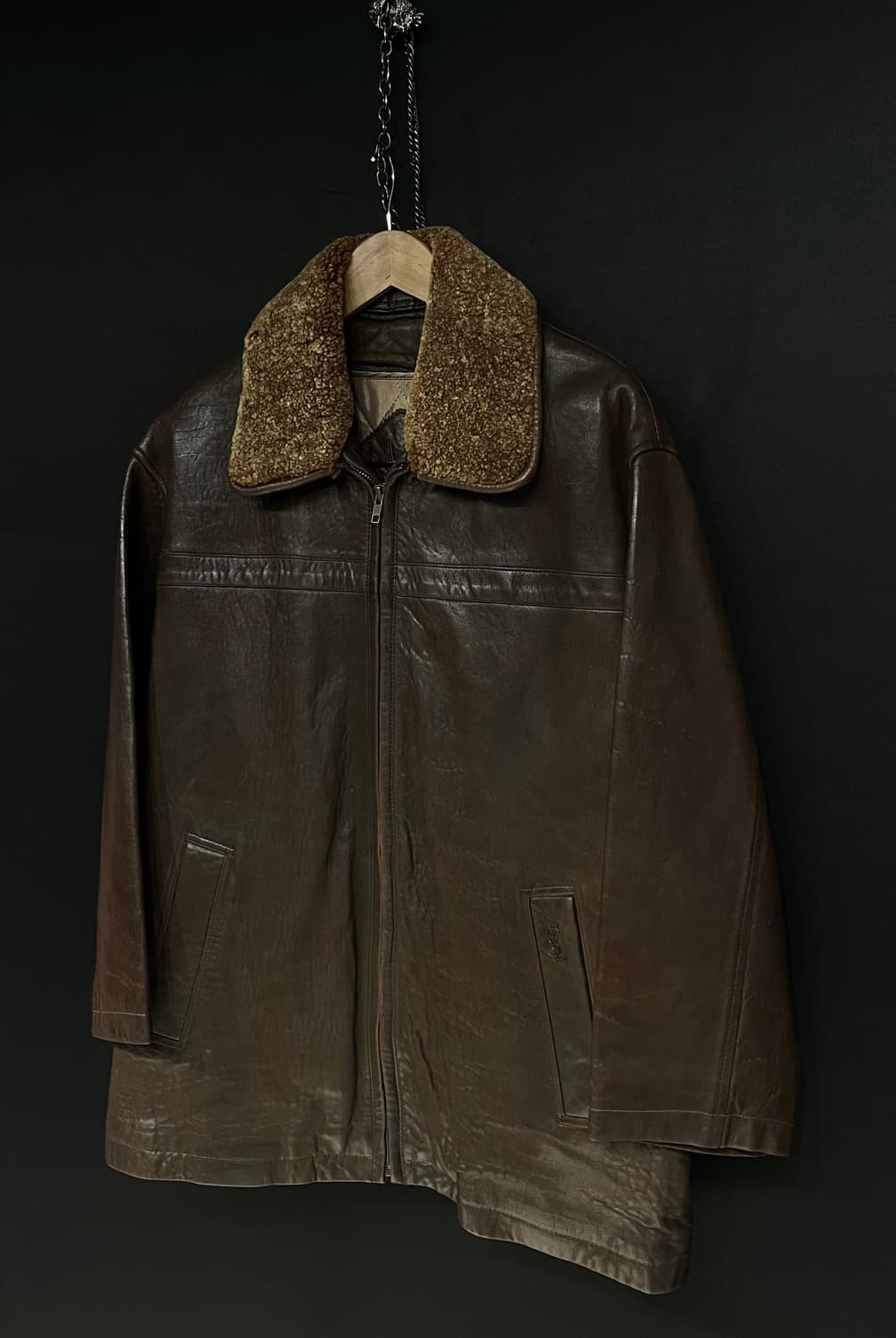 90's 입생로랑 양가죽 자켓 상품이미지2