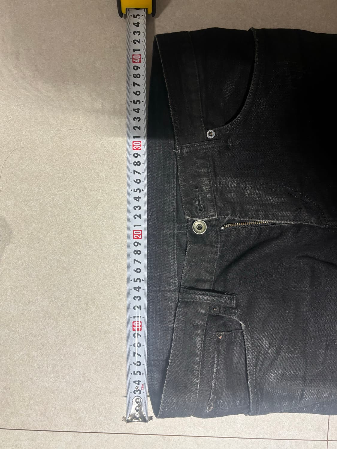 LGB 울프컷 코팅 데님 상품이미지3