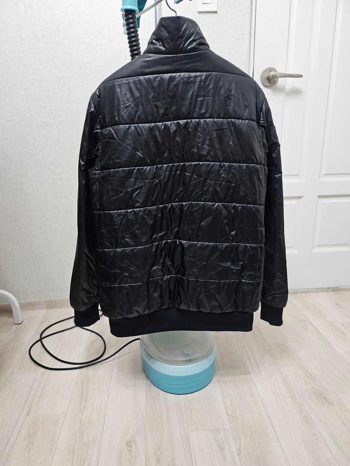 (100)L☆초대장급☆아디다스 파이어버드 AC밀란 리버시블[검빨]양면패딩 상품이미지9