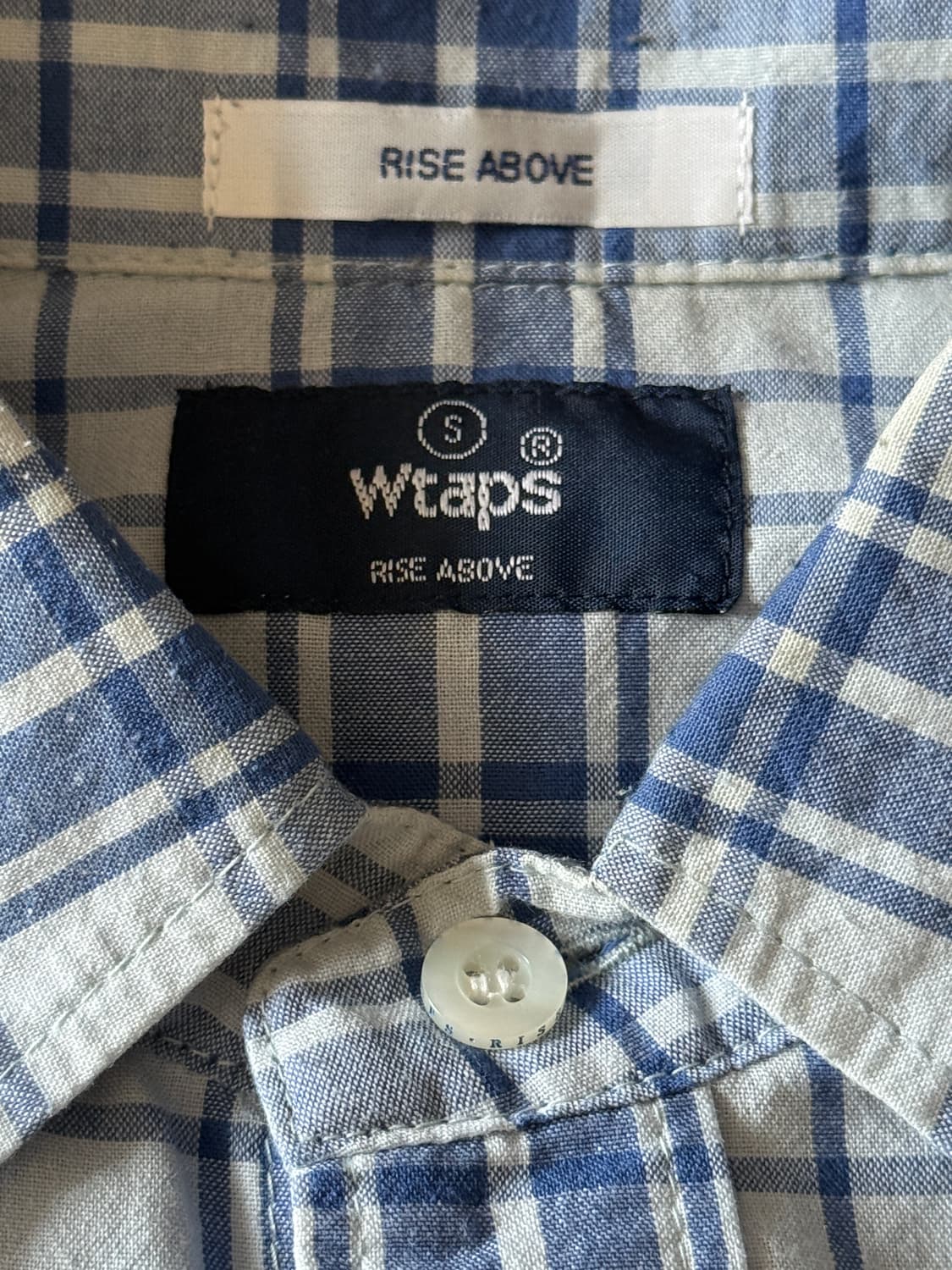 Wtaps blue check Shirt 상품이미지6