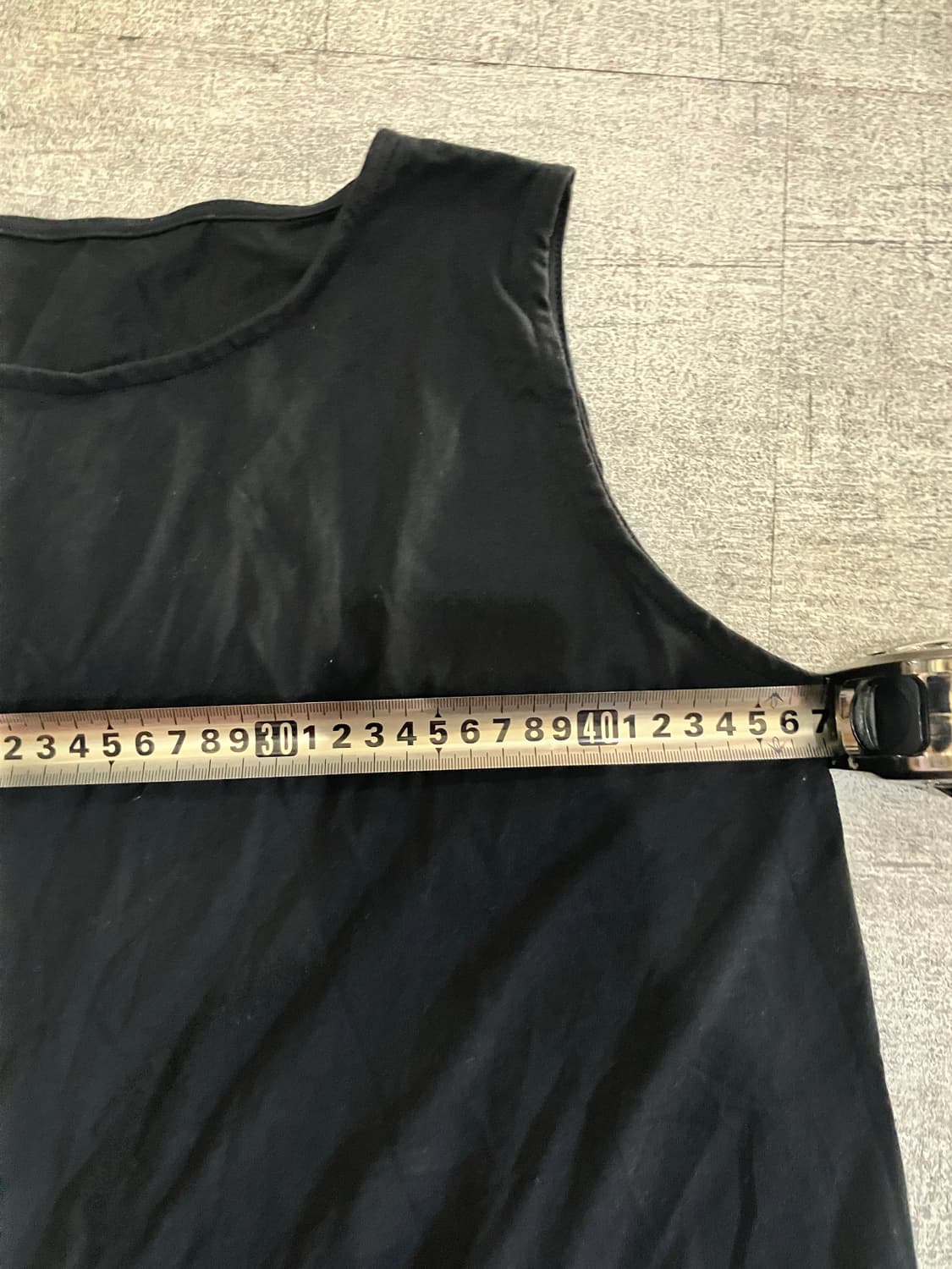 일본빈티지 하구미모리걸 달천깔페어리 너드 레이어드 슬리브리스 나시탑 상품이미지2