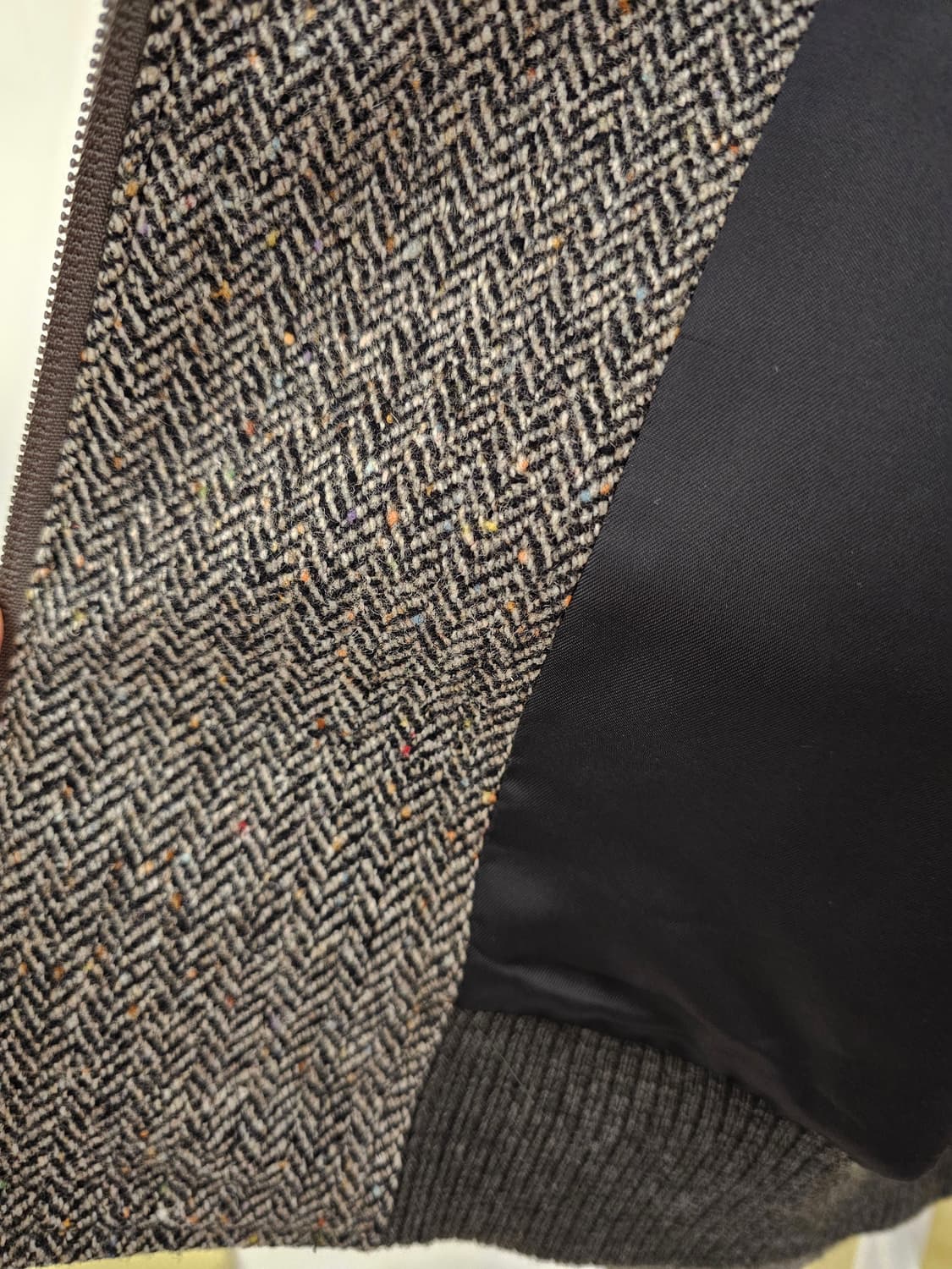 Rotary group 울 헤링본 블루종 상품이미지8