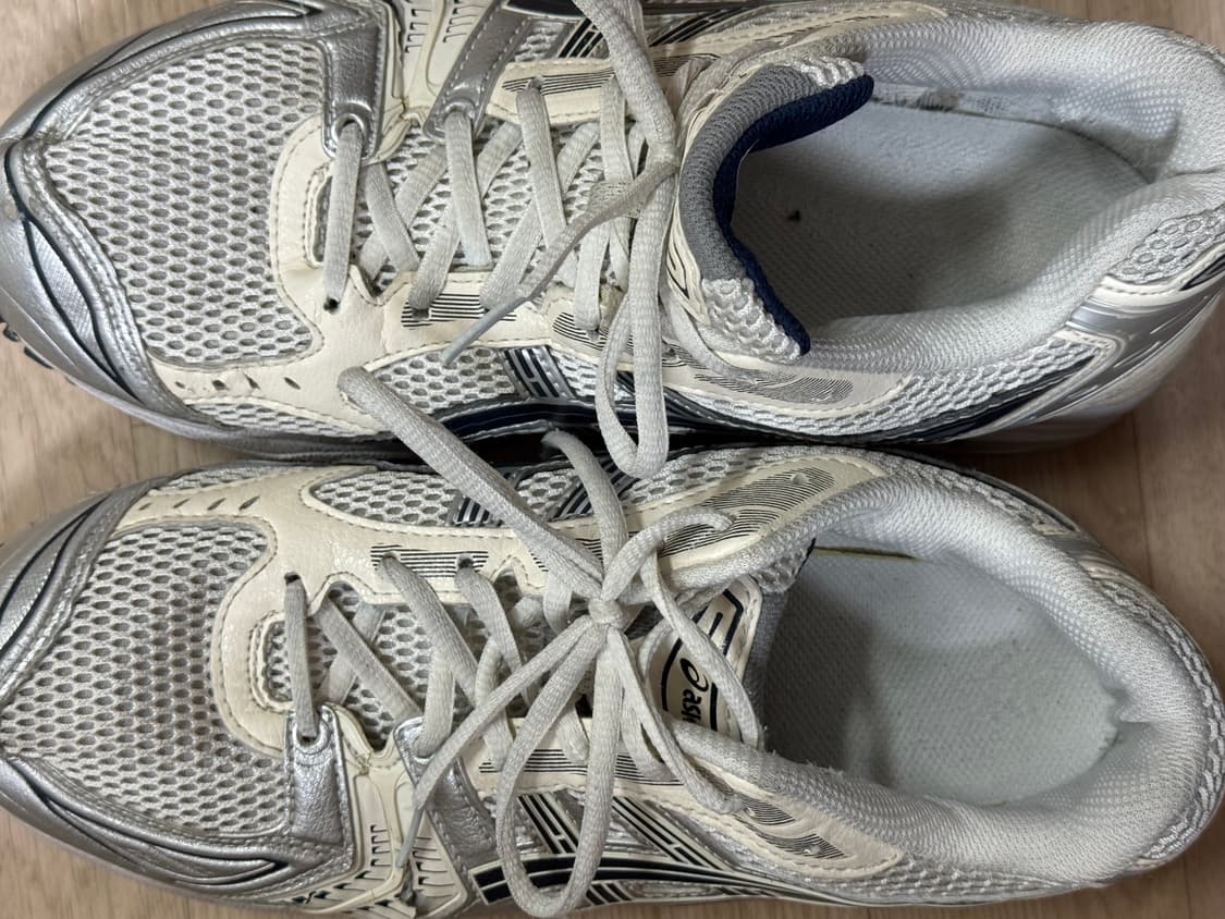 아식스 젤카야노 14 화이트 미드나잇 285-290사이즈 판매 상품이미지1