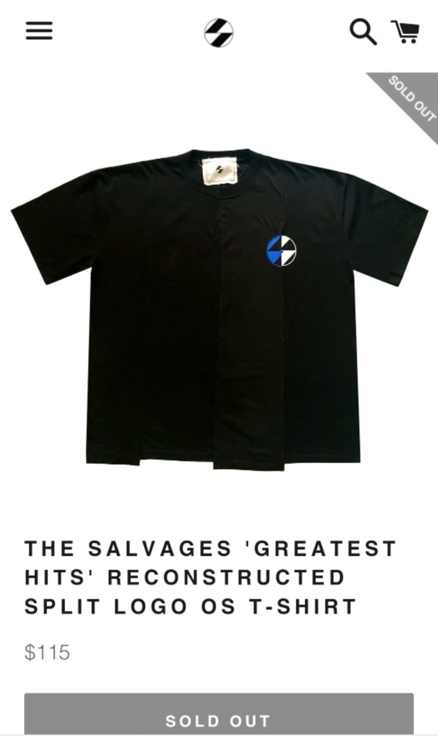 더셀비지스 리워크 반팔 os 새상품 상품이미지1