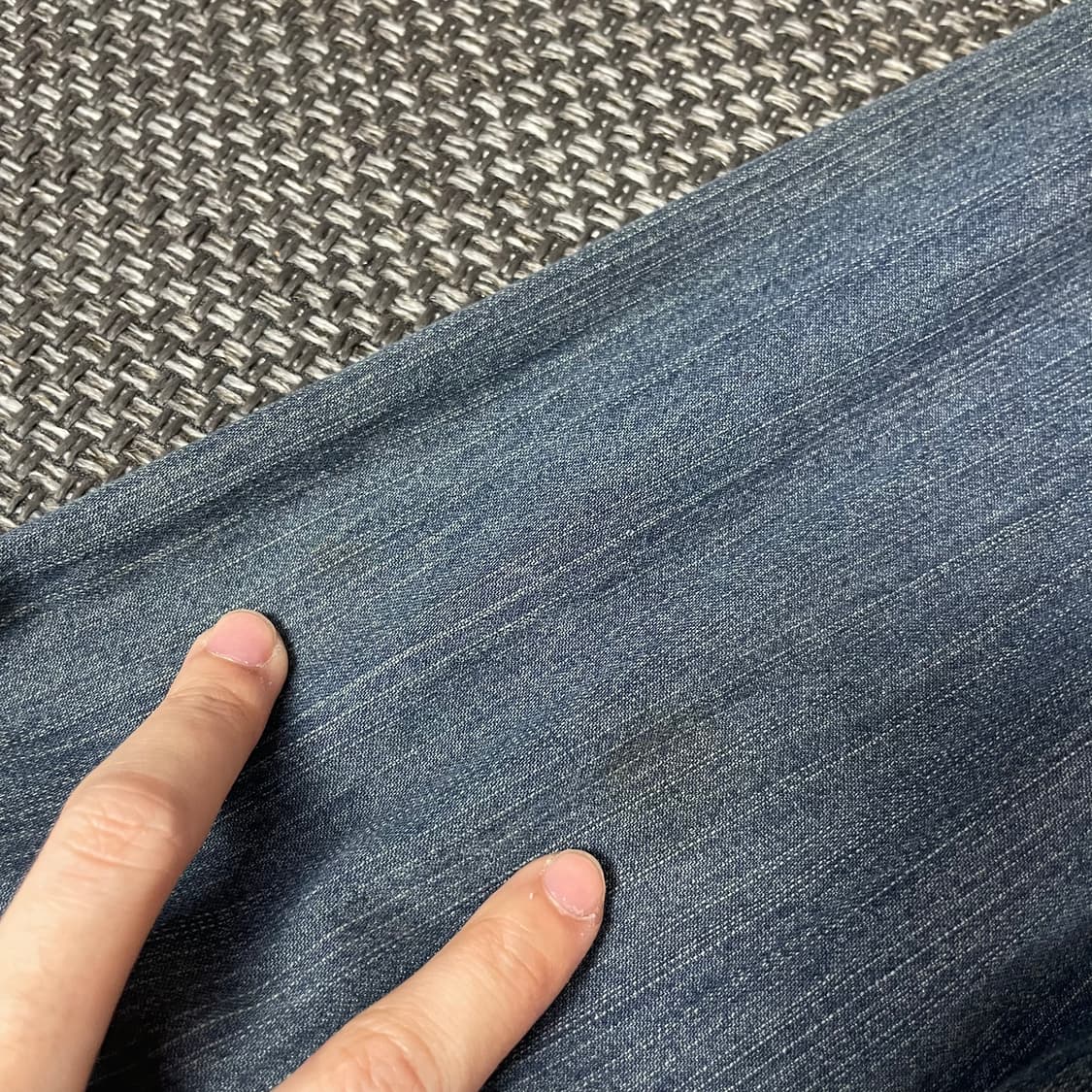 익스프레스 웨스턴 원포켓 코튼 데님 셔츠 XL 상품이미지8