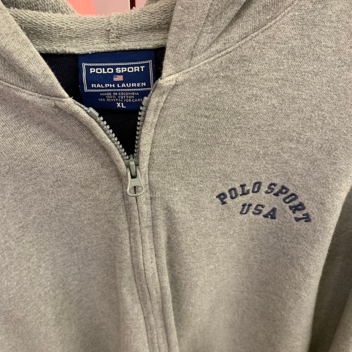 Polo Sport USA Grey Zip-up Hoodie 상품이미지3