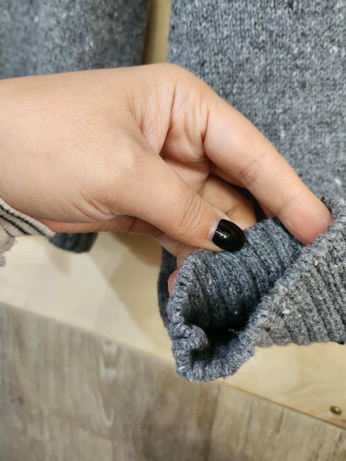 687) 타이 니트 가디건 상품이미지4