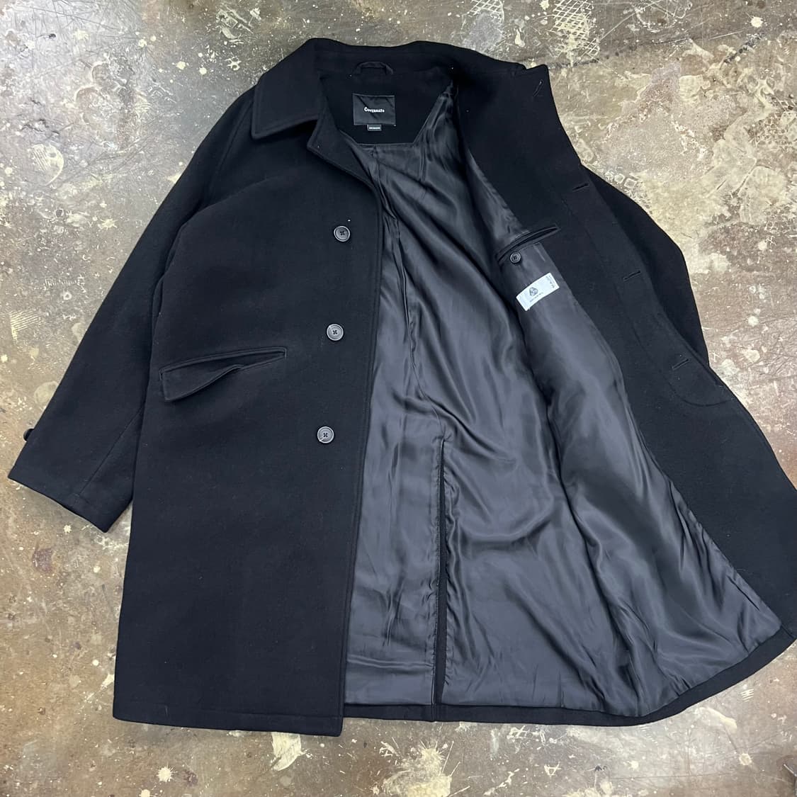 M) 커버낫 울 캐시미어 발마칸 코트 상품이미지5