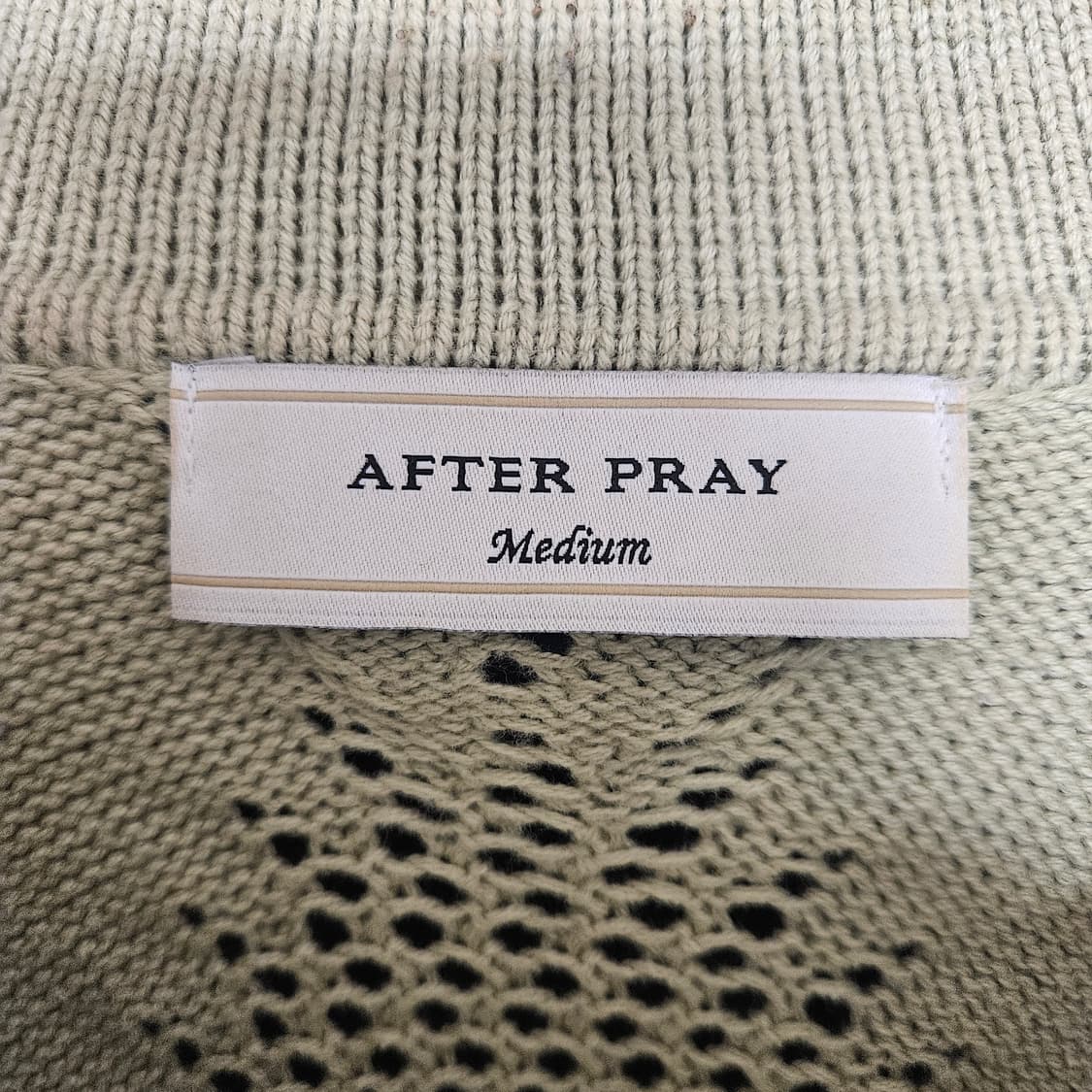 애프터프레이 리프 크로쉐 하프 가디건 아보카도 m 상품이미지4