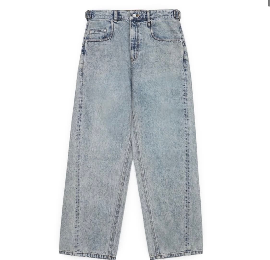 [M] yiyae 이예 와이드 코팅 데님 팬츠 상품이미지3