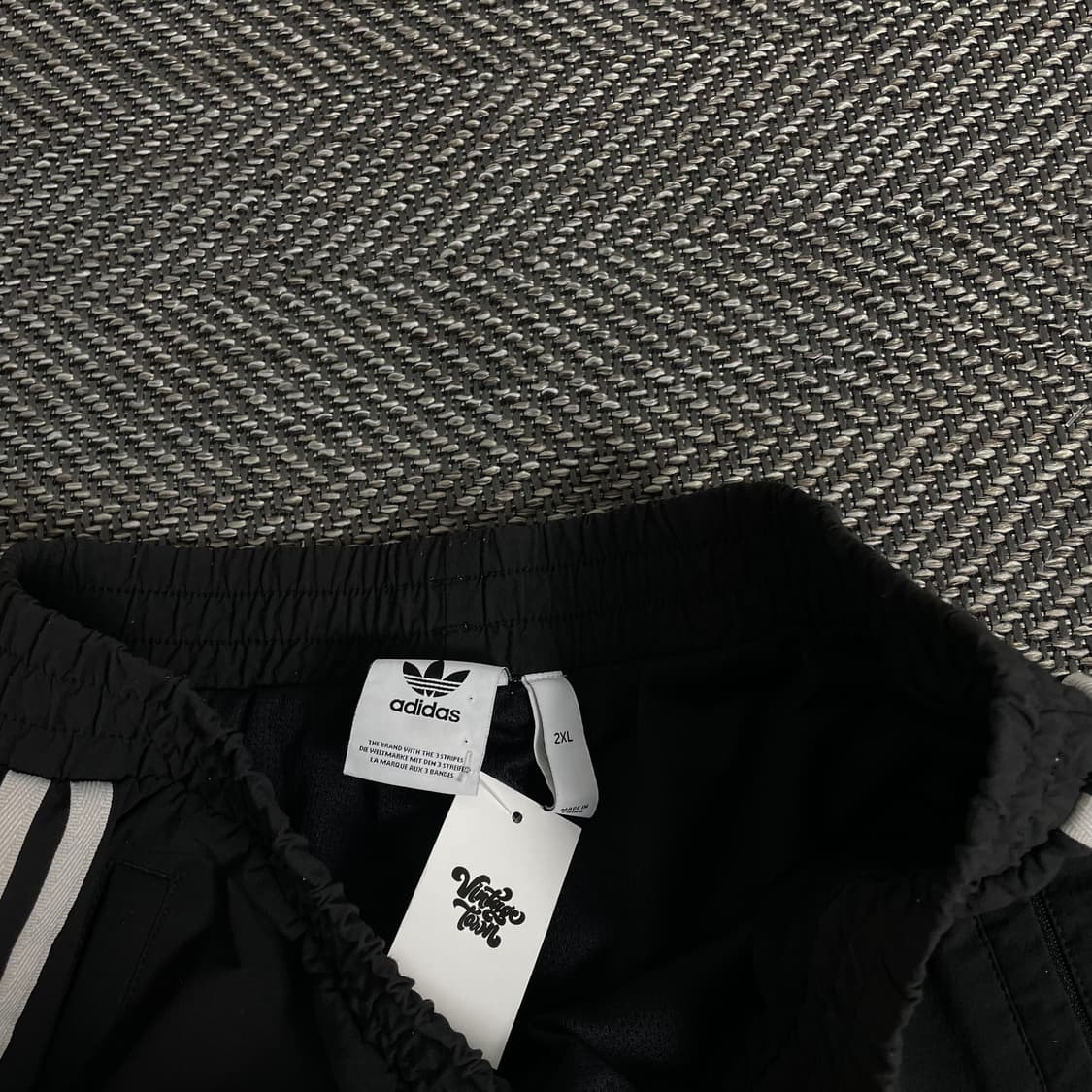 아디다스 트레포일 우븐 트랙팬츠 블랙y 2877 상품이미지4