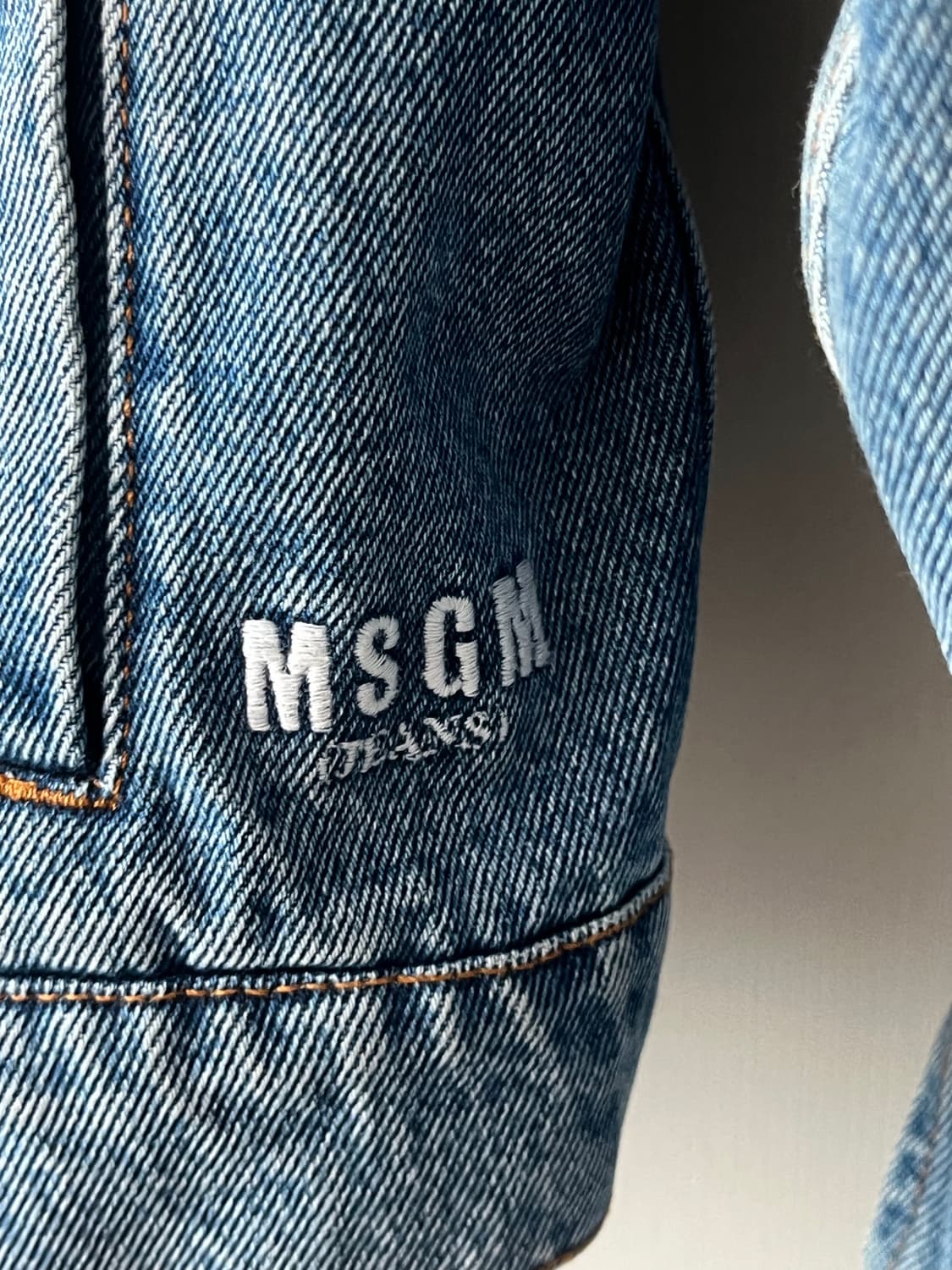 MSGM 데님 자켓 청자켓 38사이즈 상품이미지4
