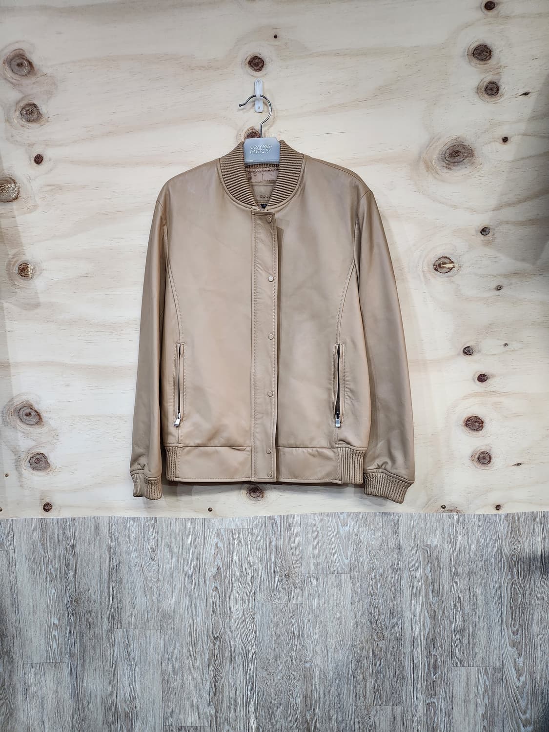 619 로보 양가죽 봄버 자켓 상품이미지1